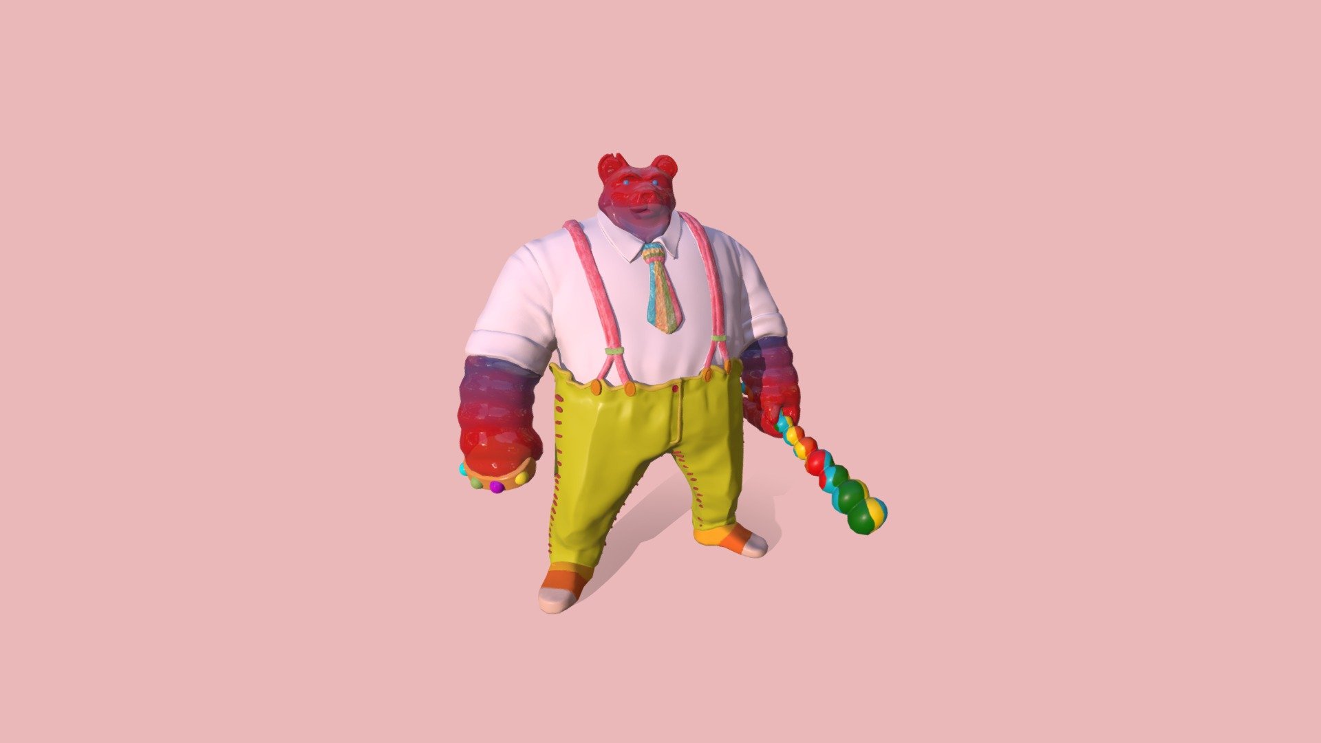 gummy bear 3d model