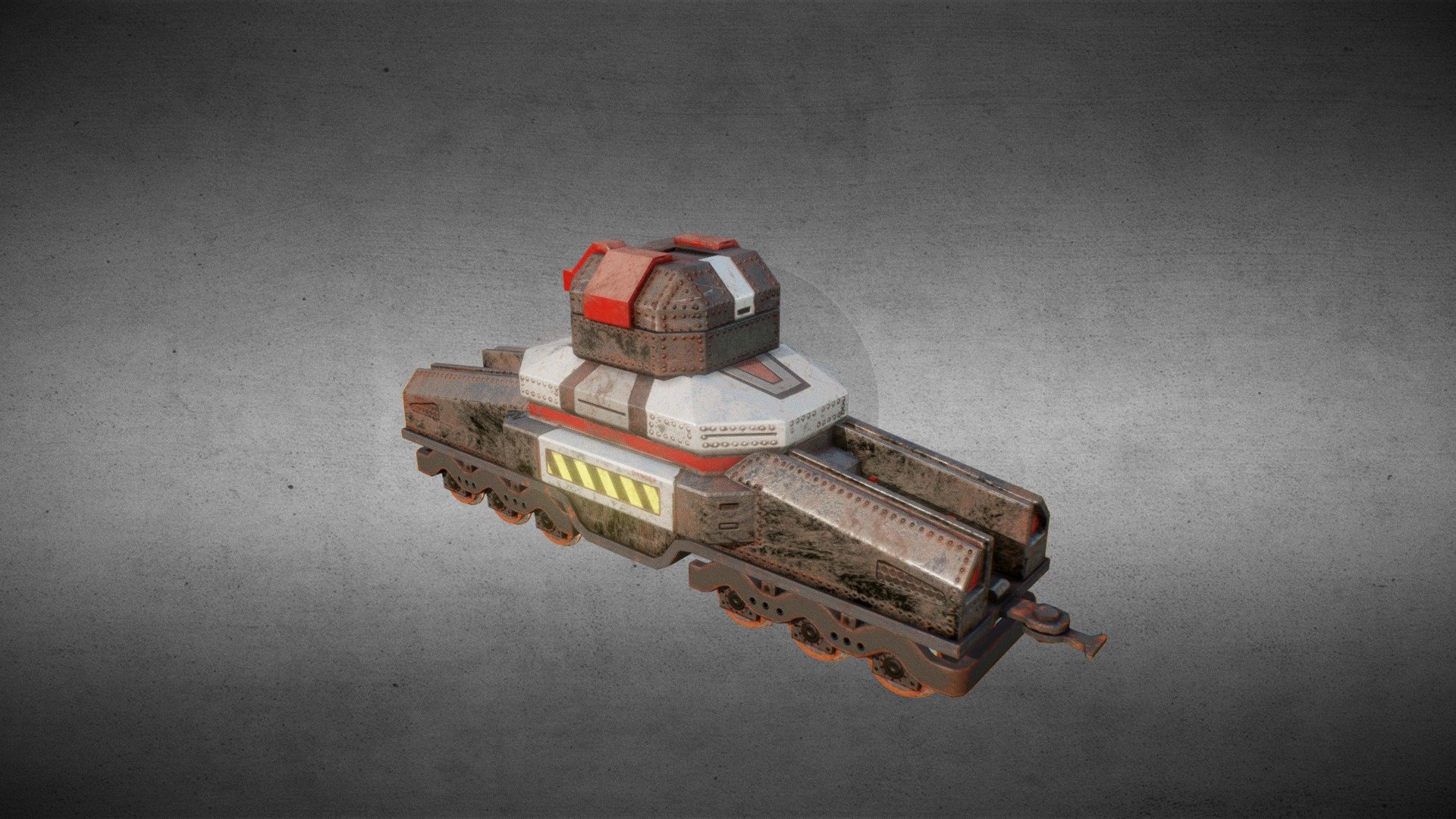 BattleTrain Gustav Canyon 3d model