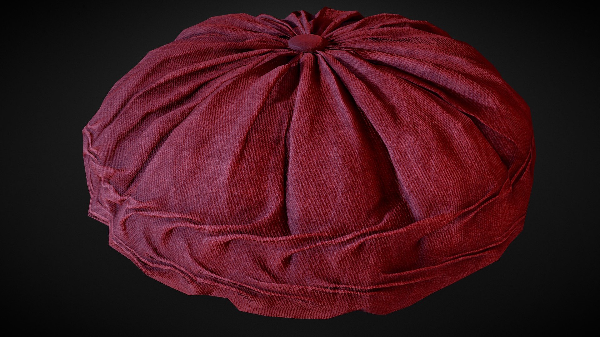 Old Pillow Preview 3d model