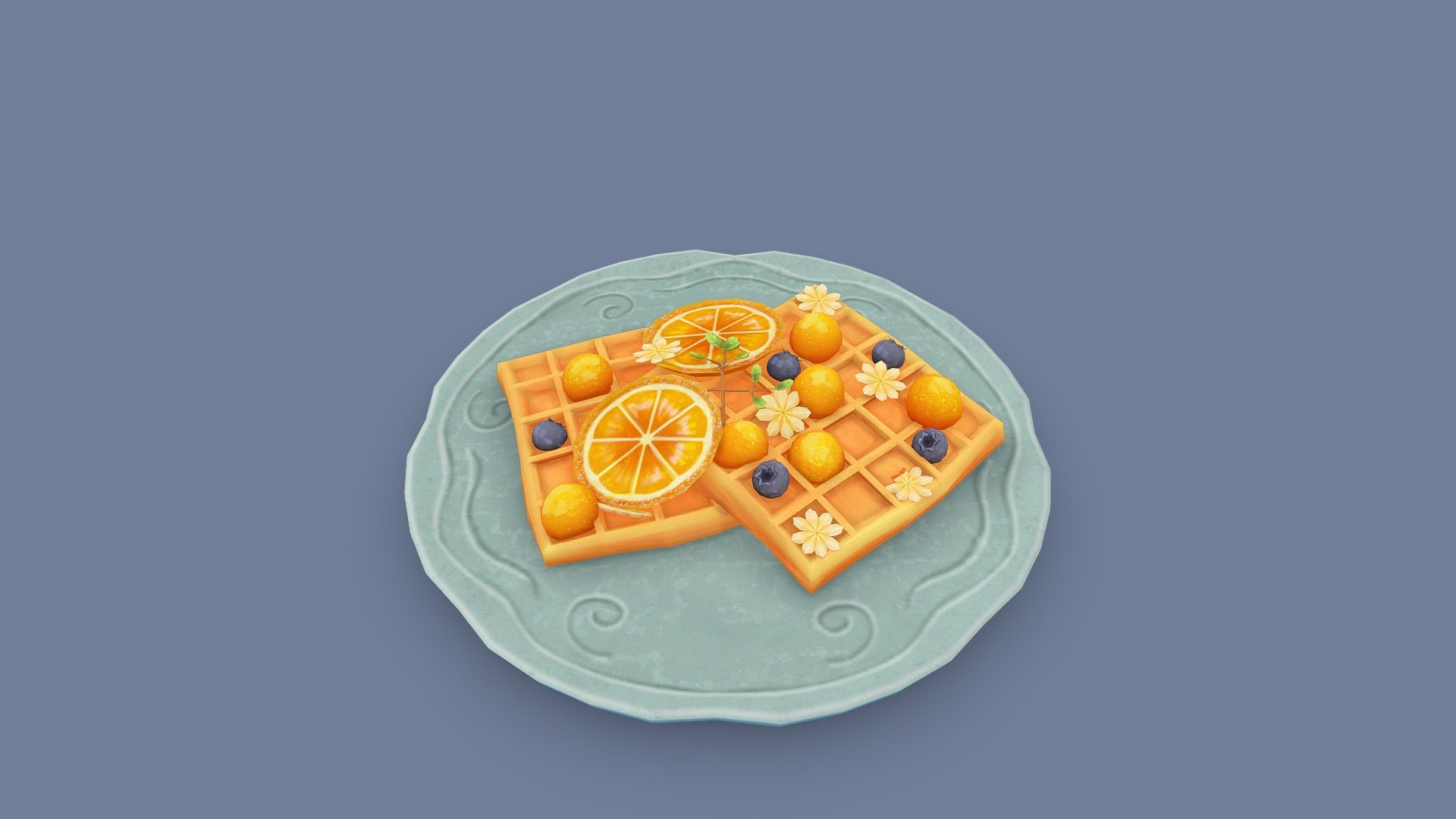 Waffle 3d model