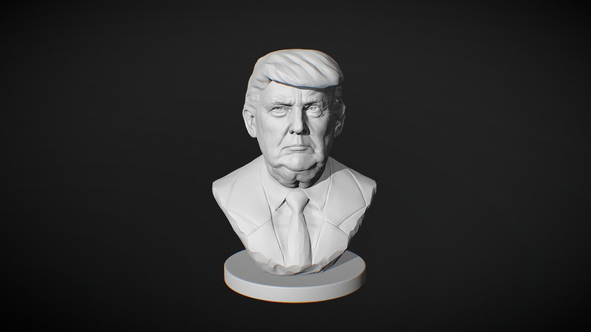 Trump 3d model