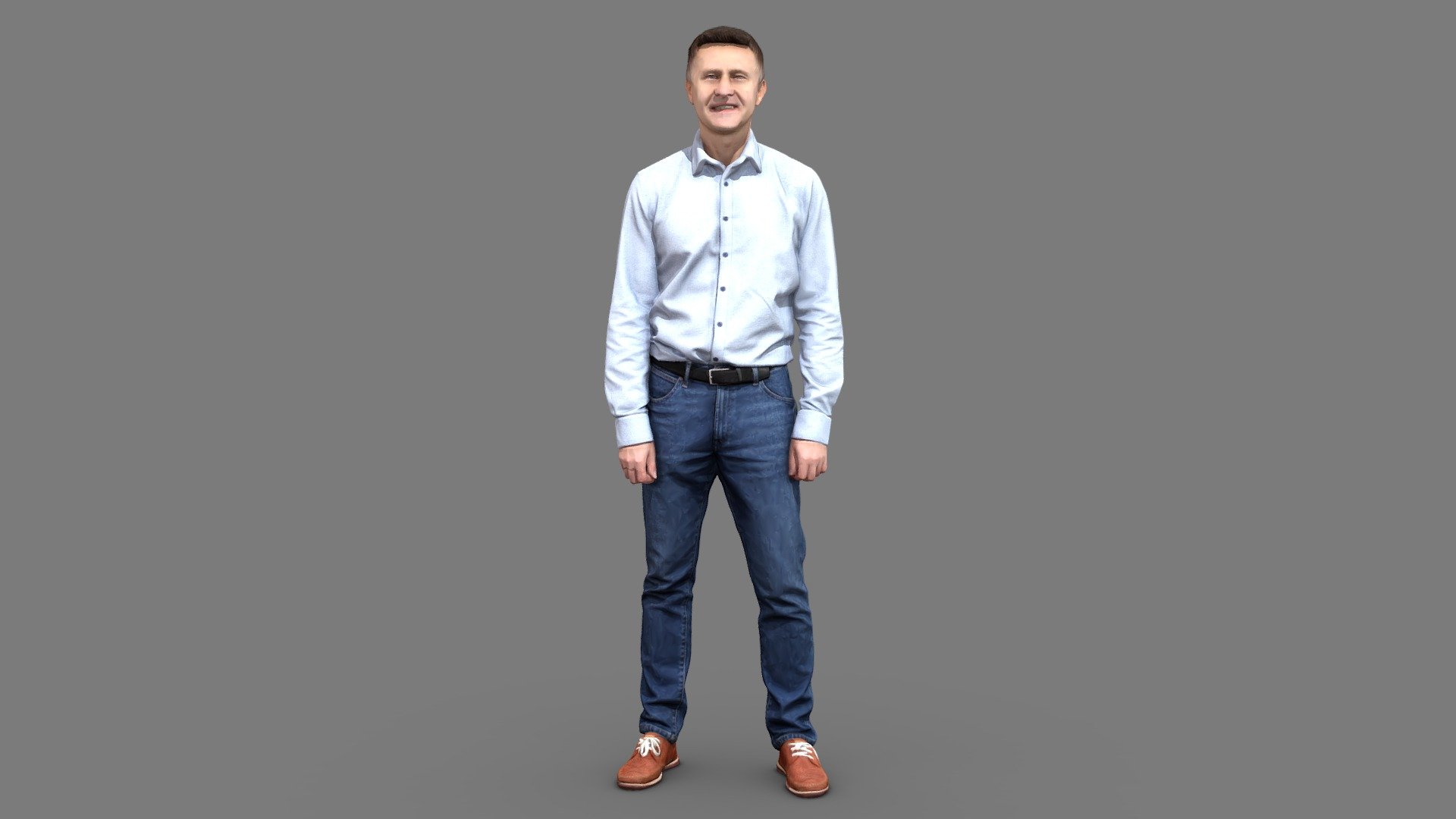 Formal men 3d model