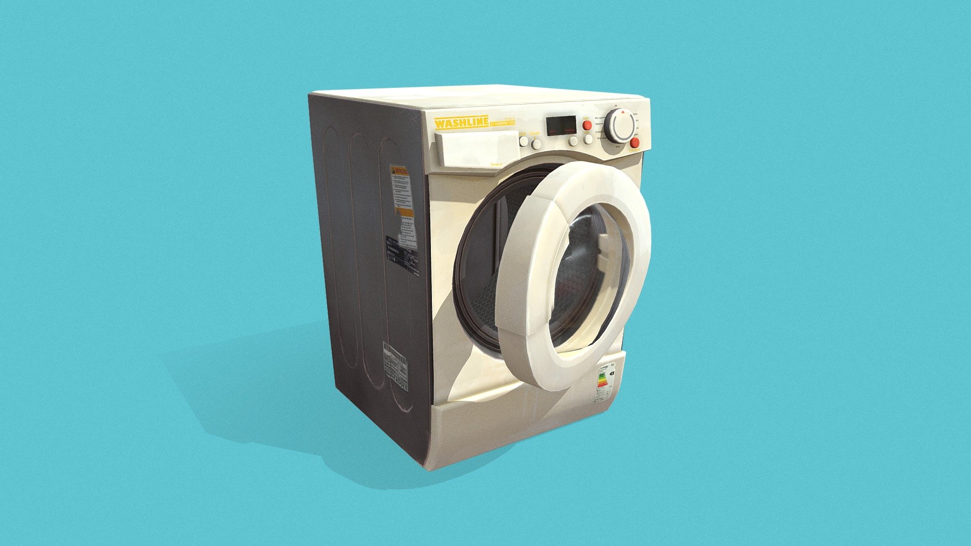 (Stylized) Washing Machine 3d model