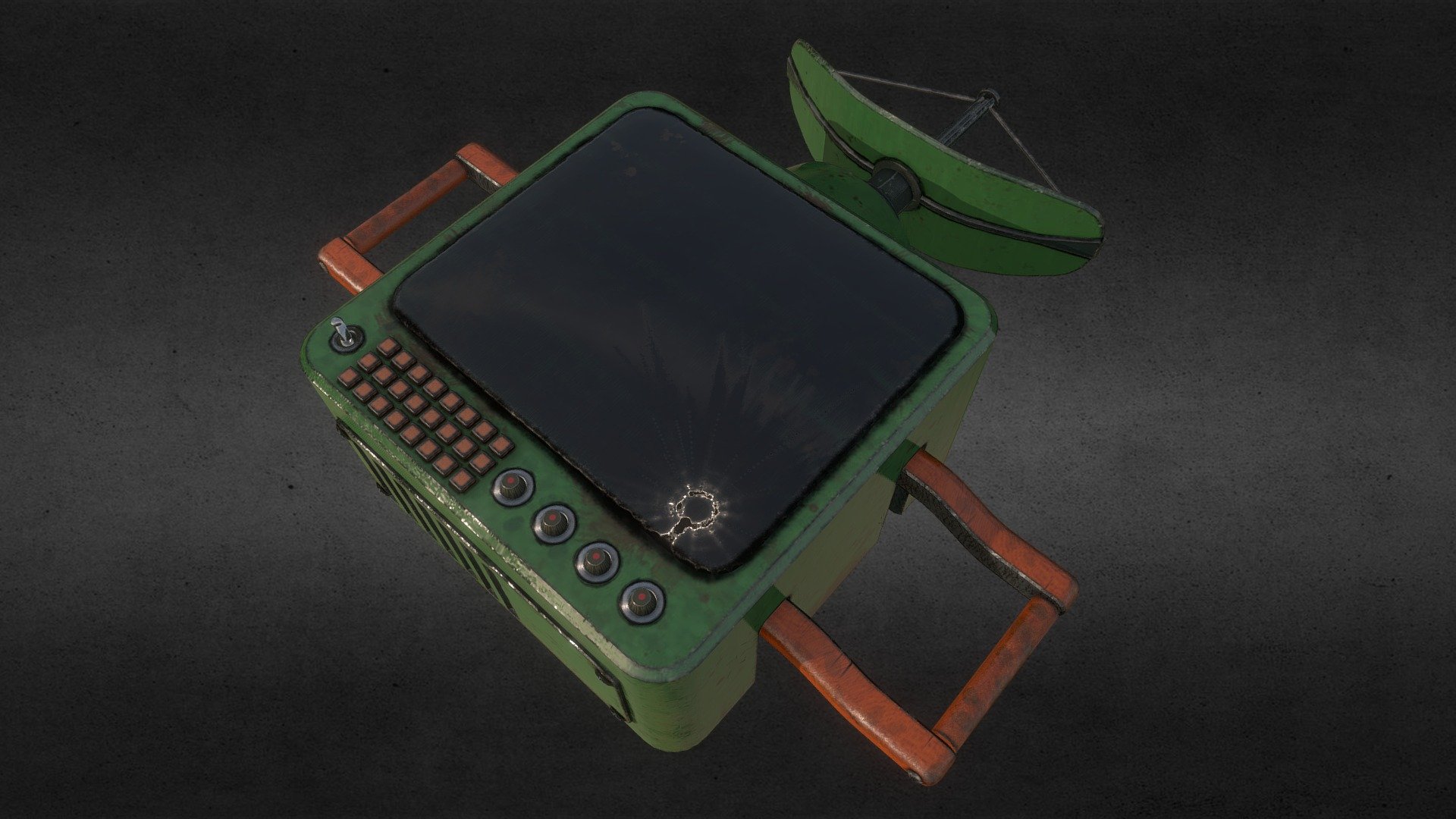 Radar Scanner 3d model