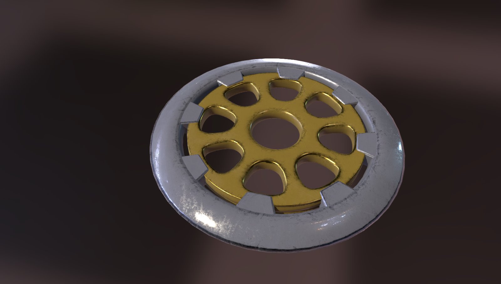 Taser Disk 3d model