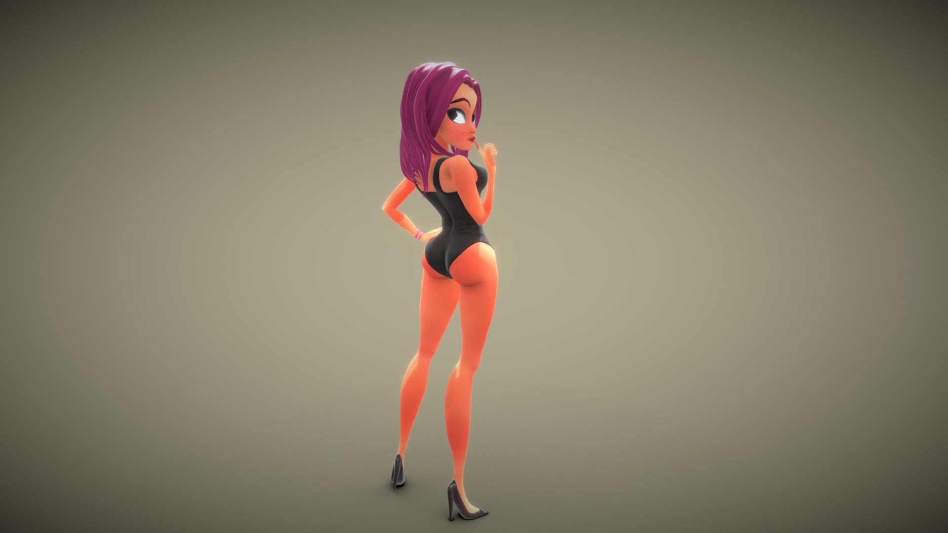 Shane Glines Pinup 3d model