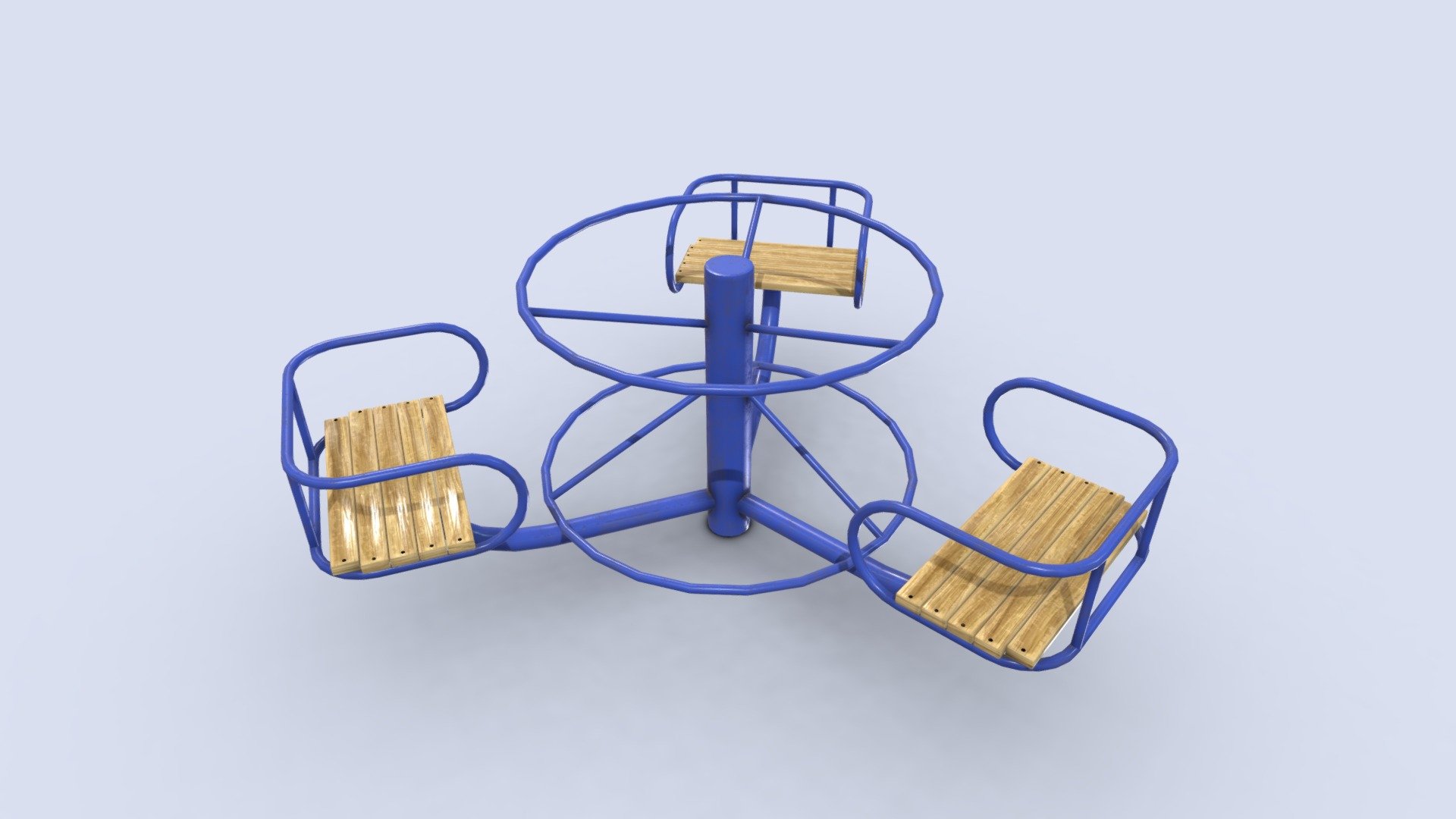 Childrens roundabout small 3d model