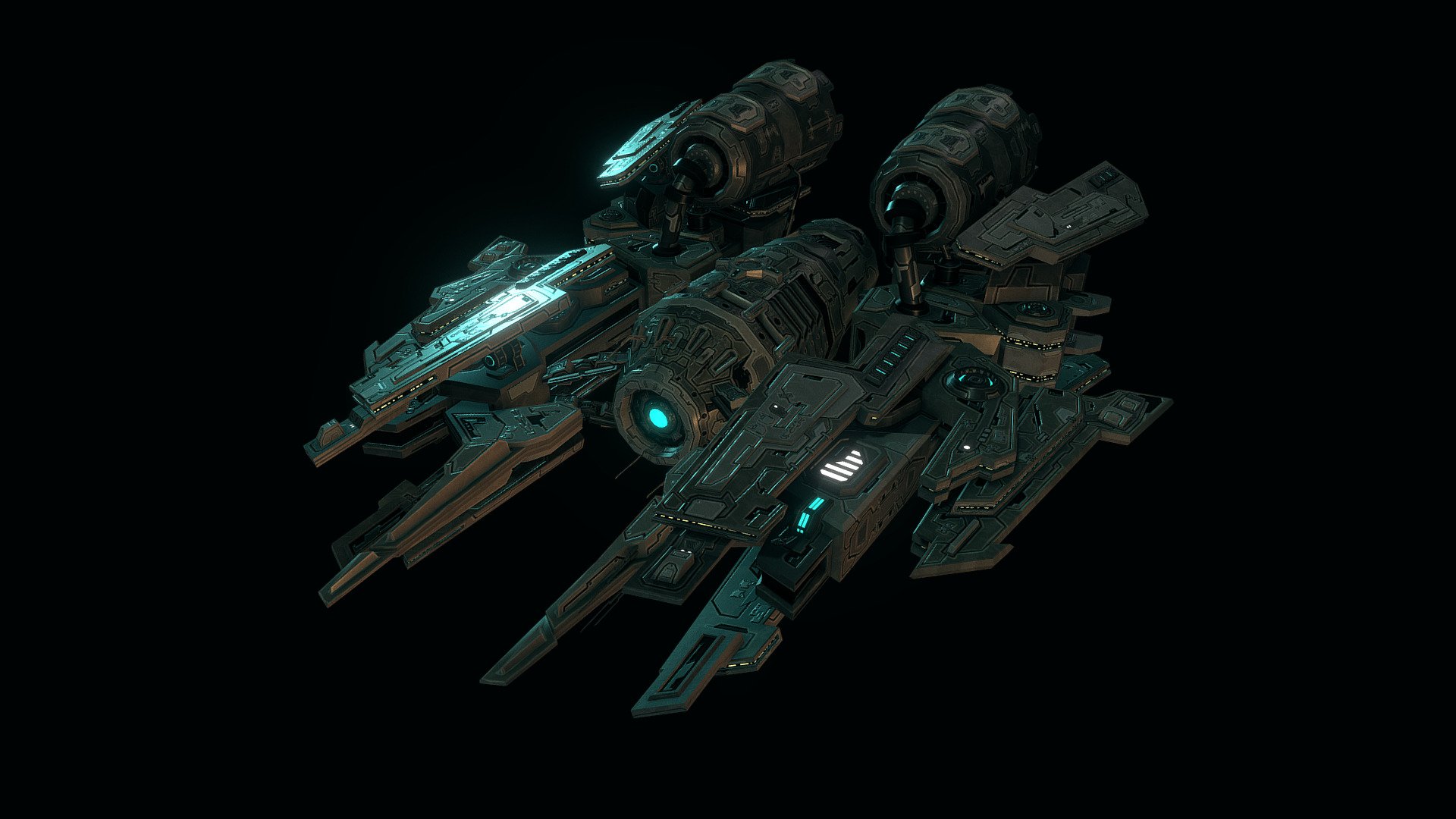 Albatar Spaceship 3d model