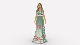 Long dress woman 0397