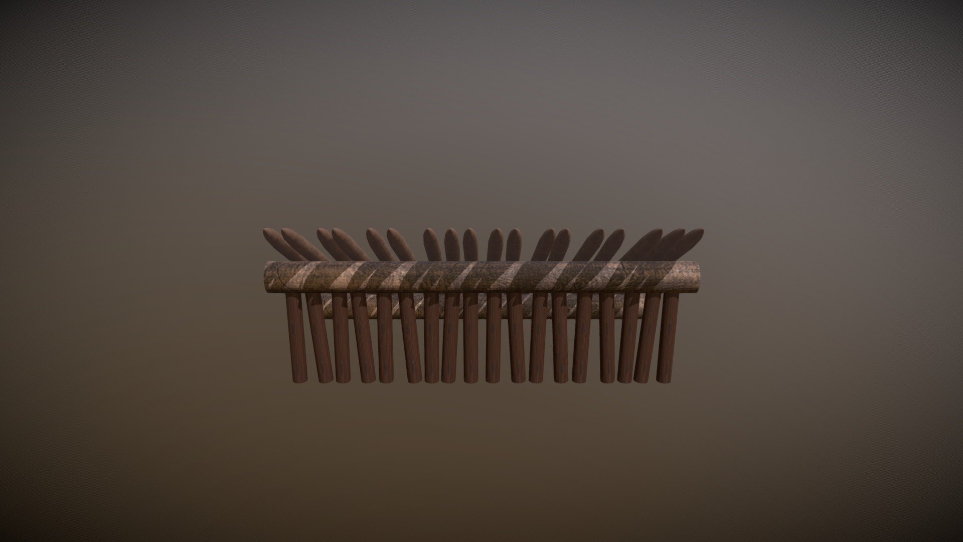 Game-Ready War Fence 3d model