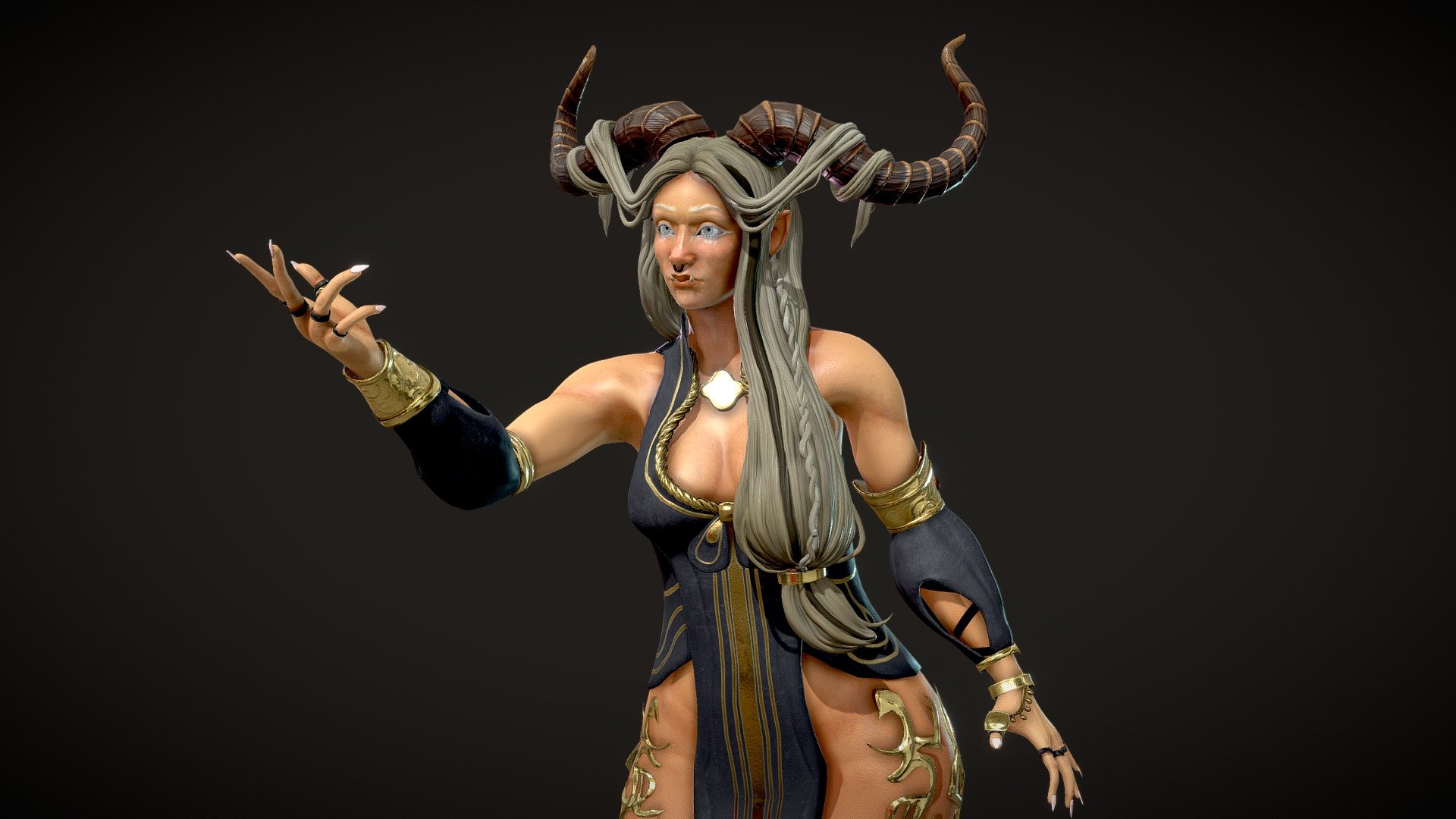 Demon Faun 3d model