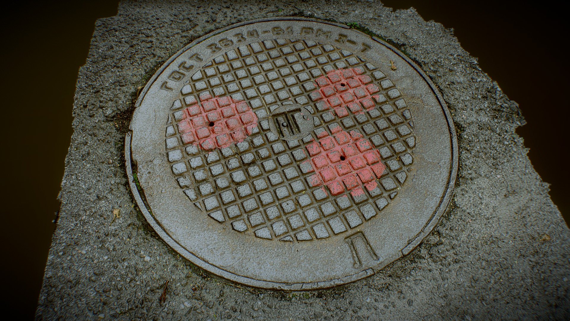 St.Petersburg manhole 3d model