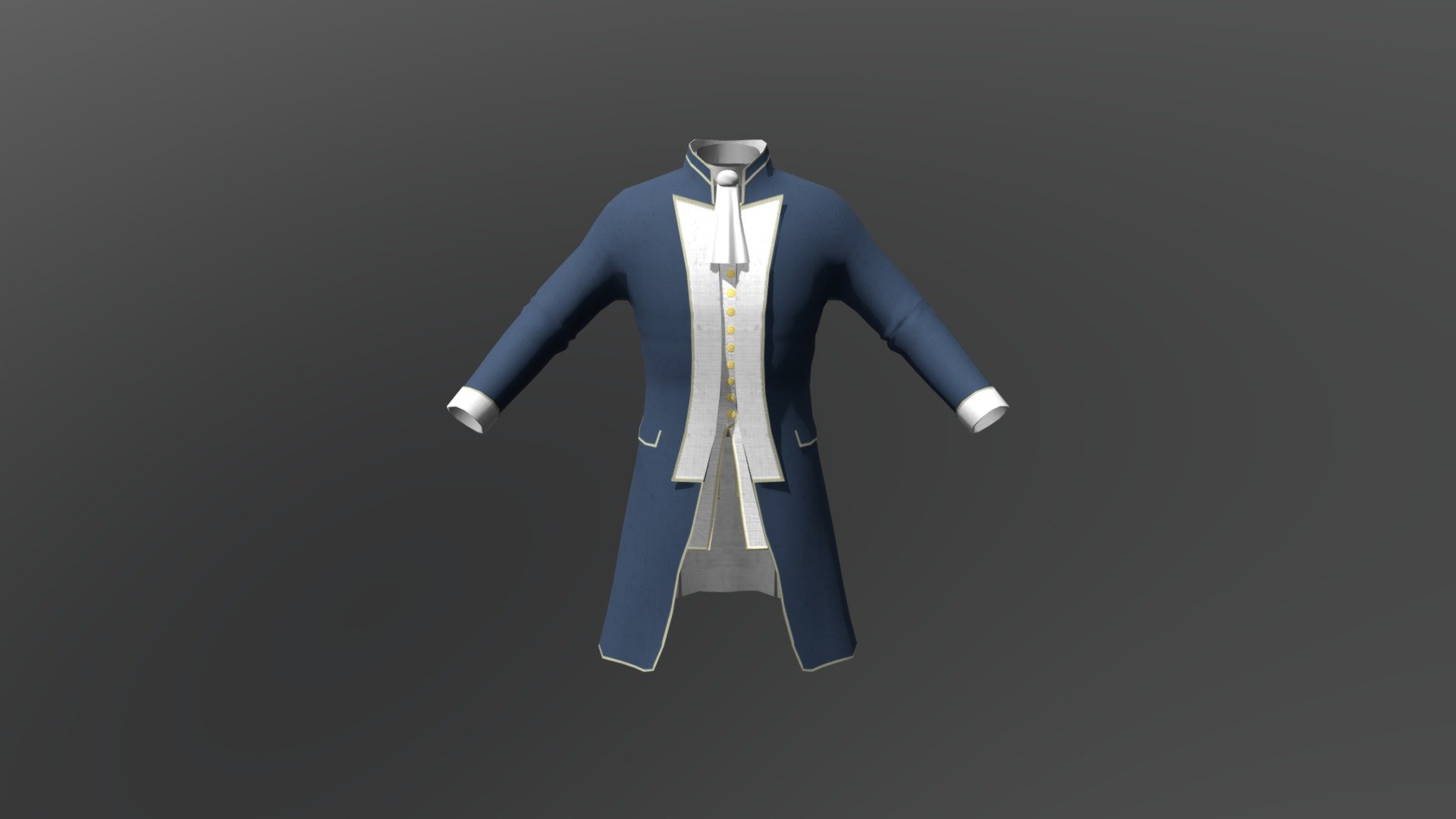 Navy uniform 3d model