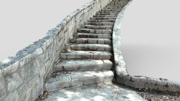 Stone Stair 3d Scan