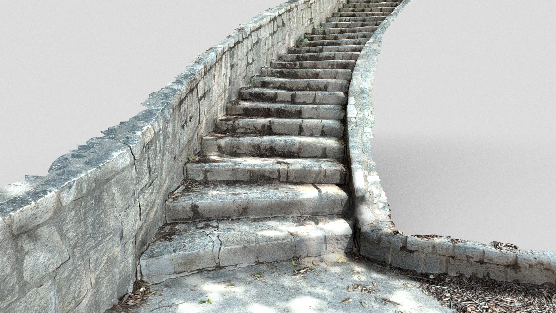 Stone Stair 3d Scan 3d model