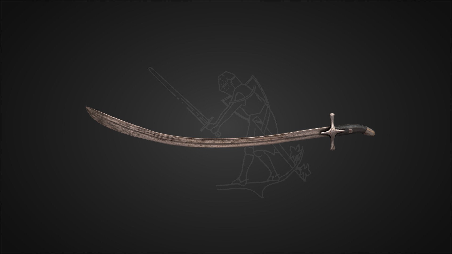 16th-17th Century Saber 3d model