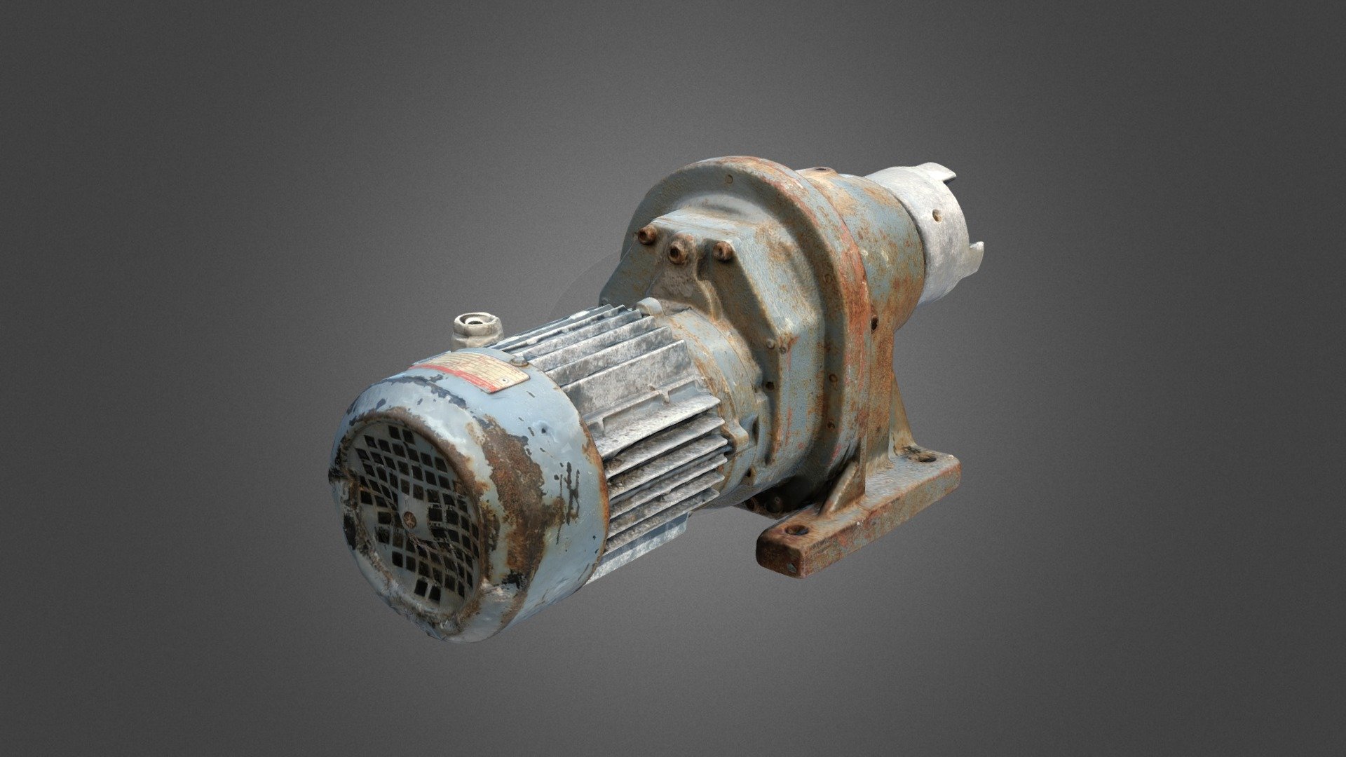 Rusty Motor 3d model