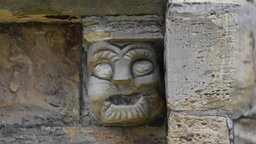 Grotesque corbel 08, Durham Cathedral