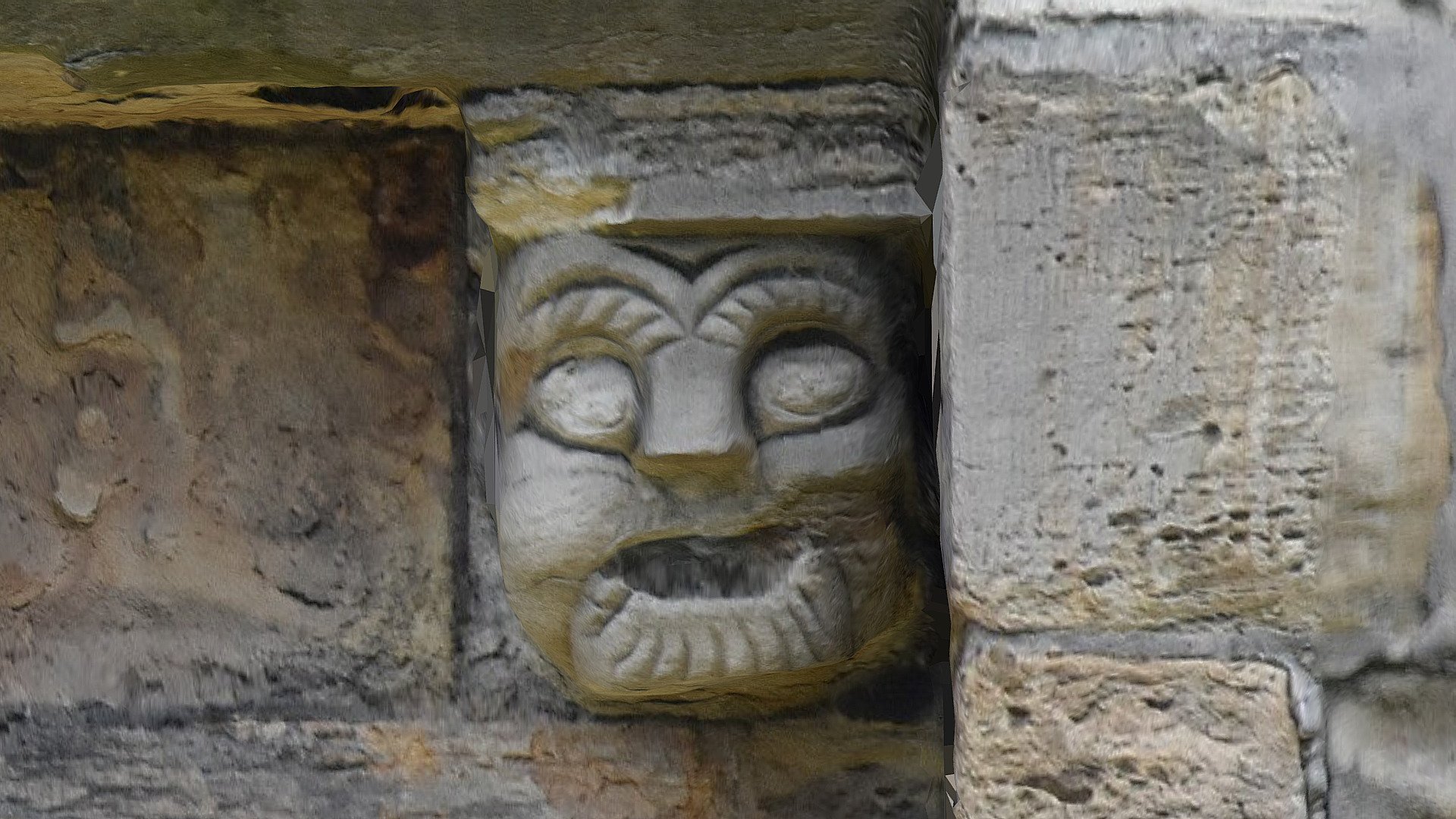 Grotesque corbel 08, Durham Cathedral 3d model