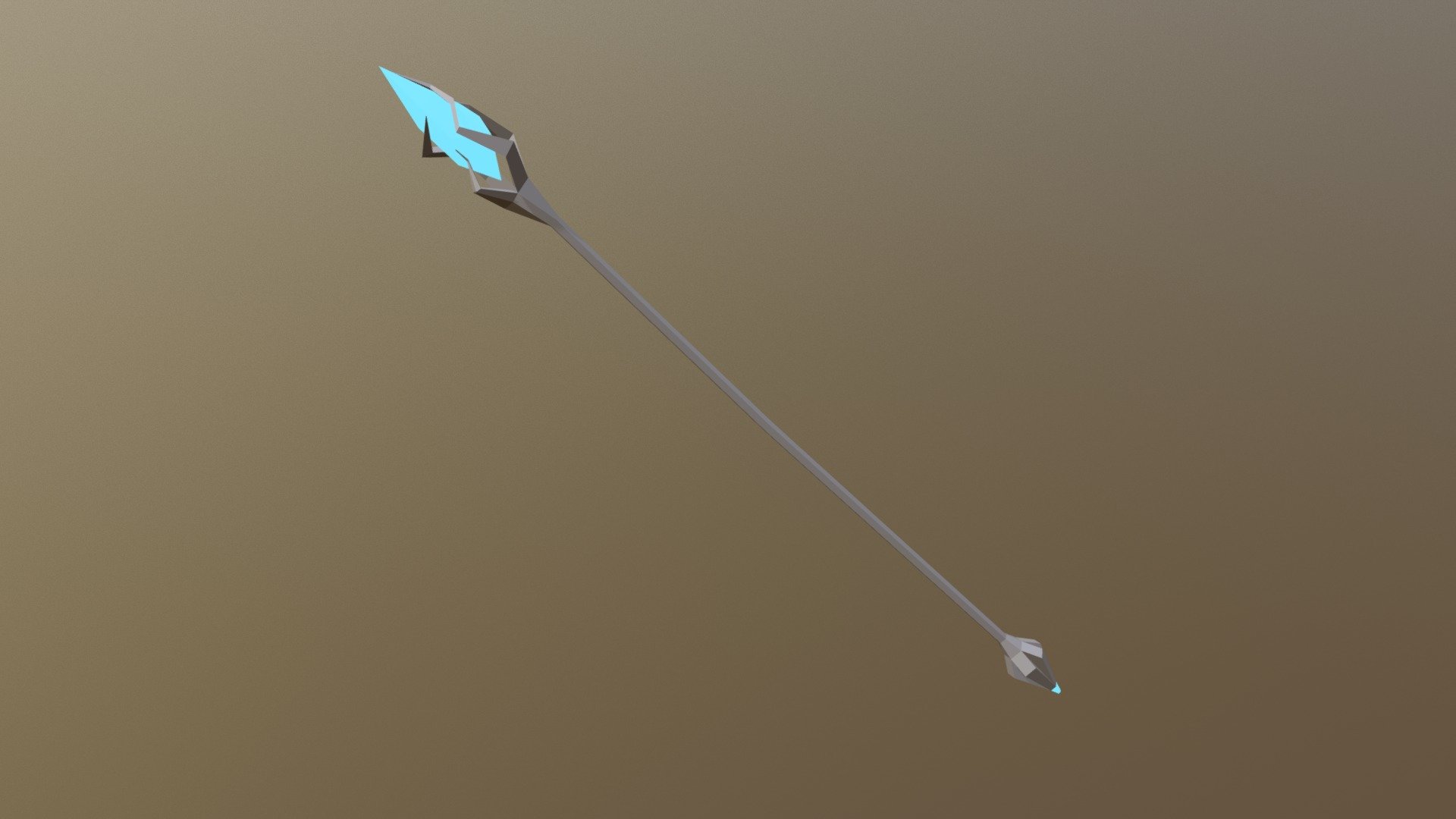 Magic staff 3d model