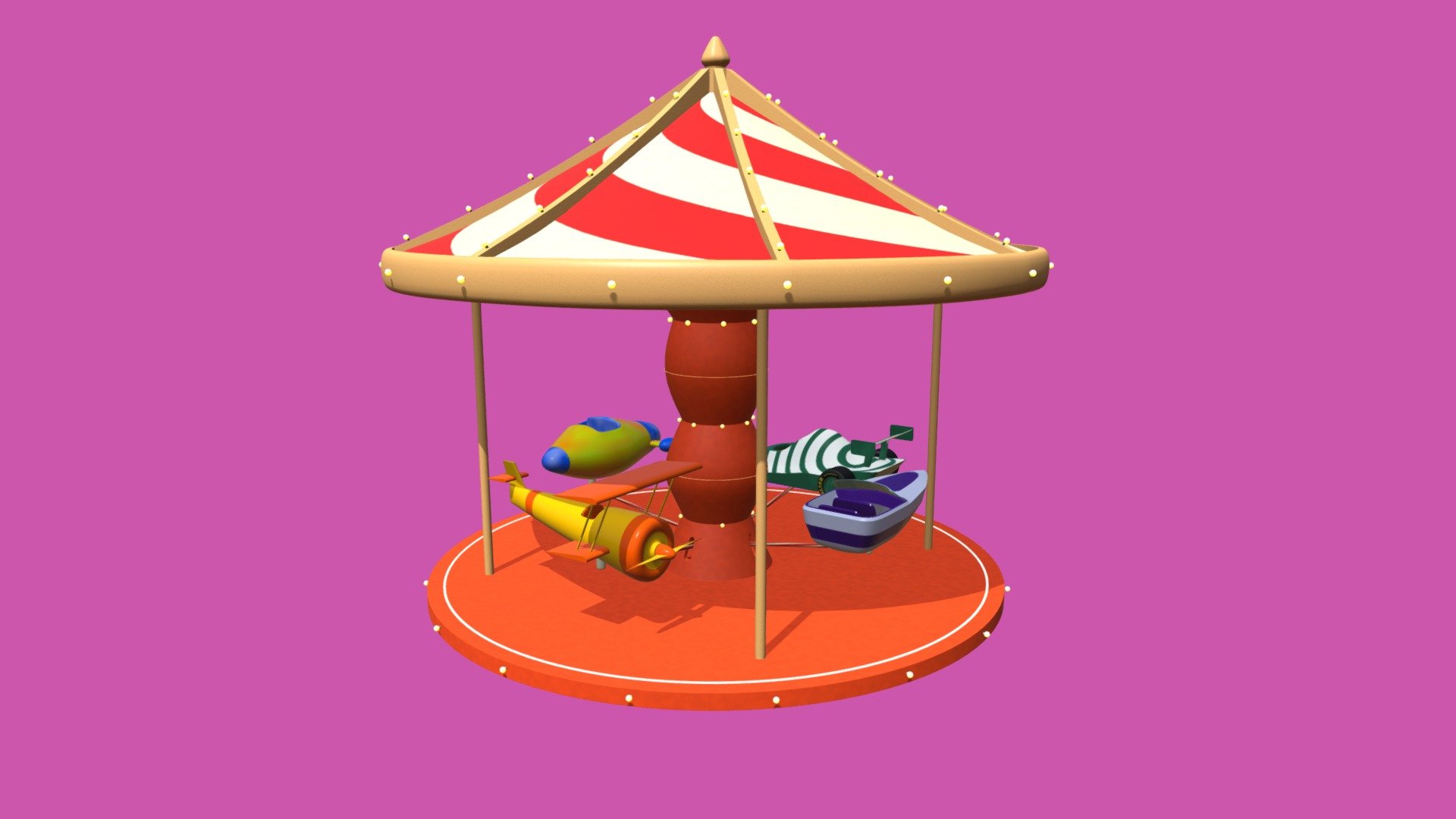 Carousel 3d model