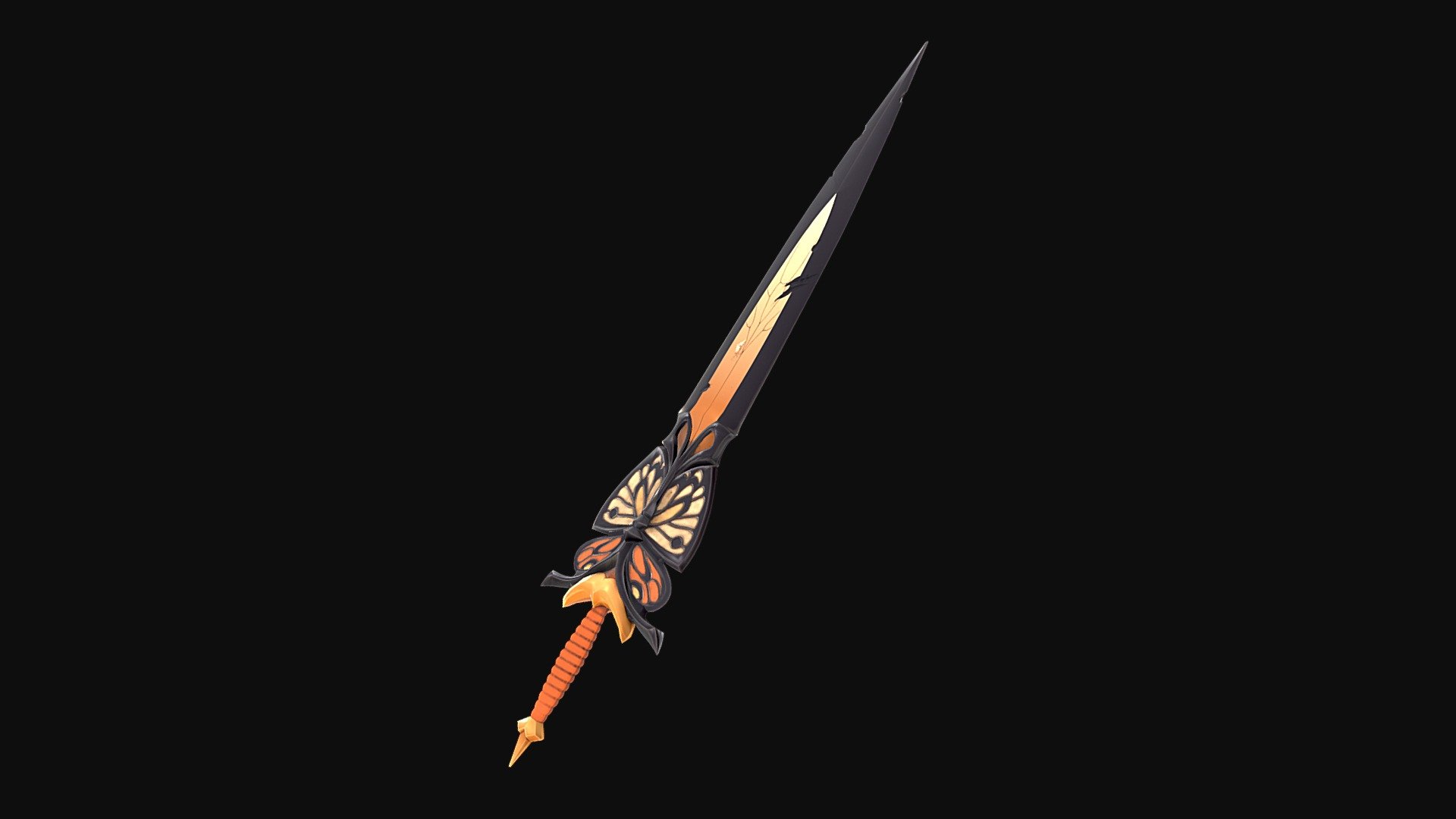 Butterfly Sword 3d model