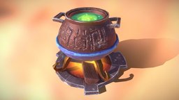 Magic Cauldron lowpoly