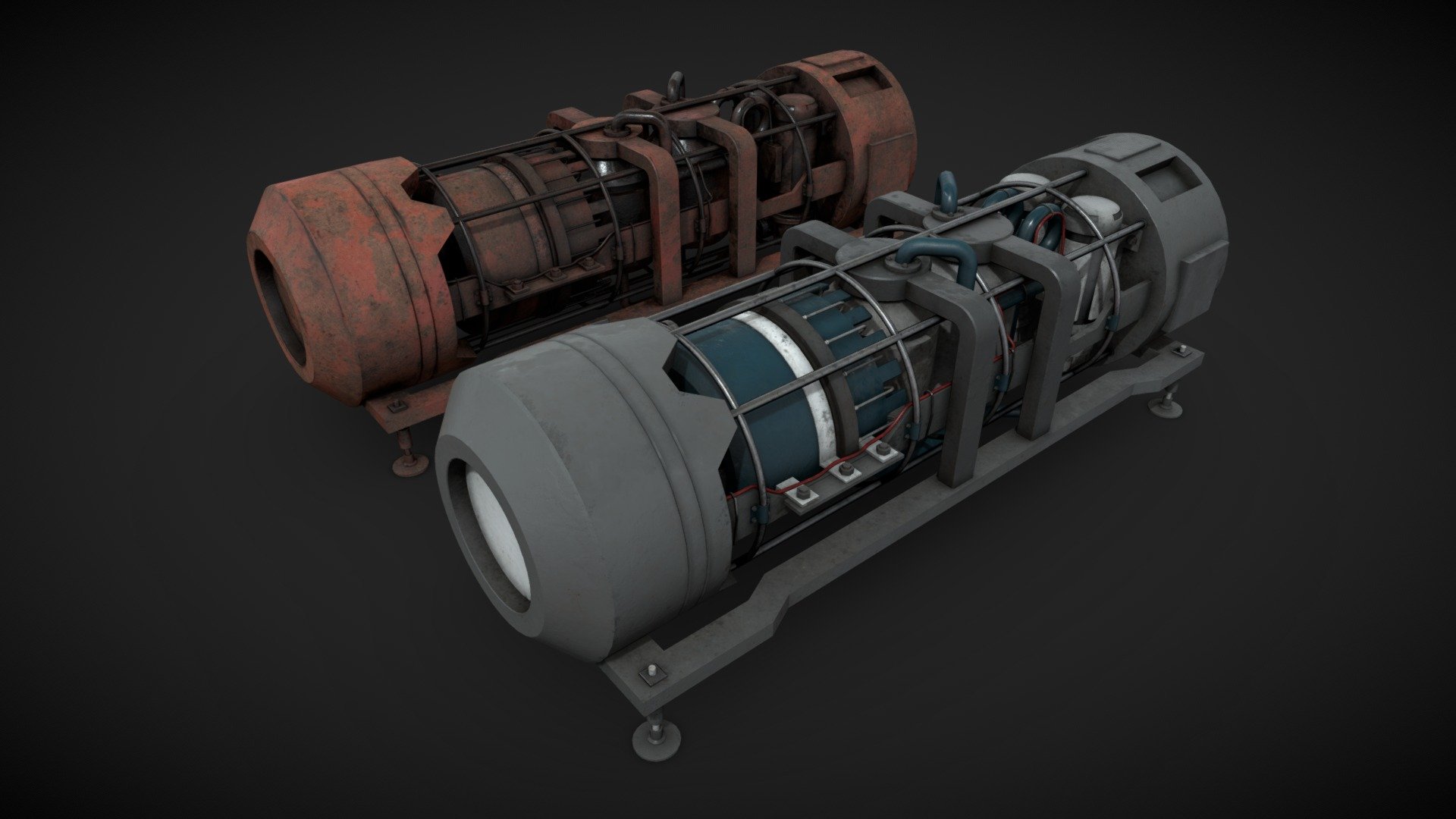 Machinery device 3d model