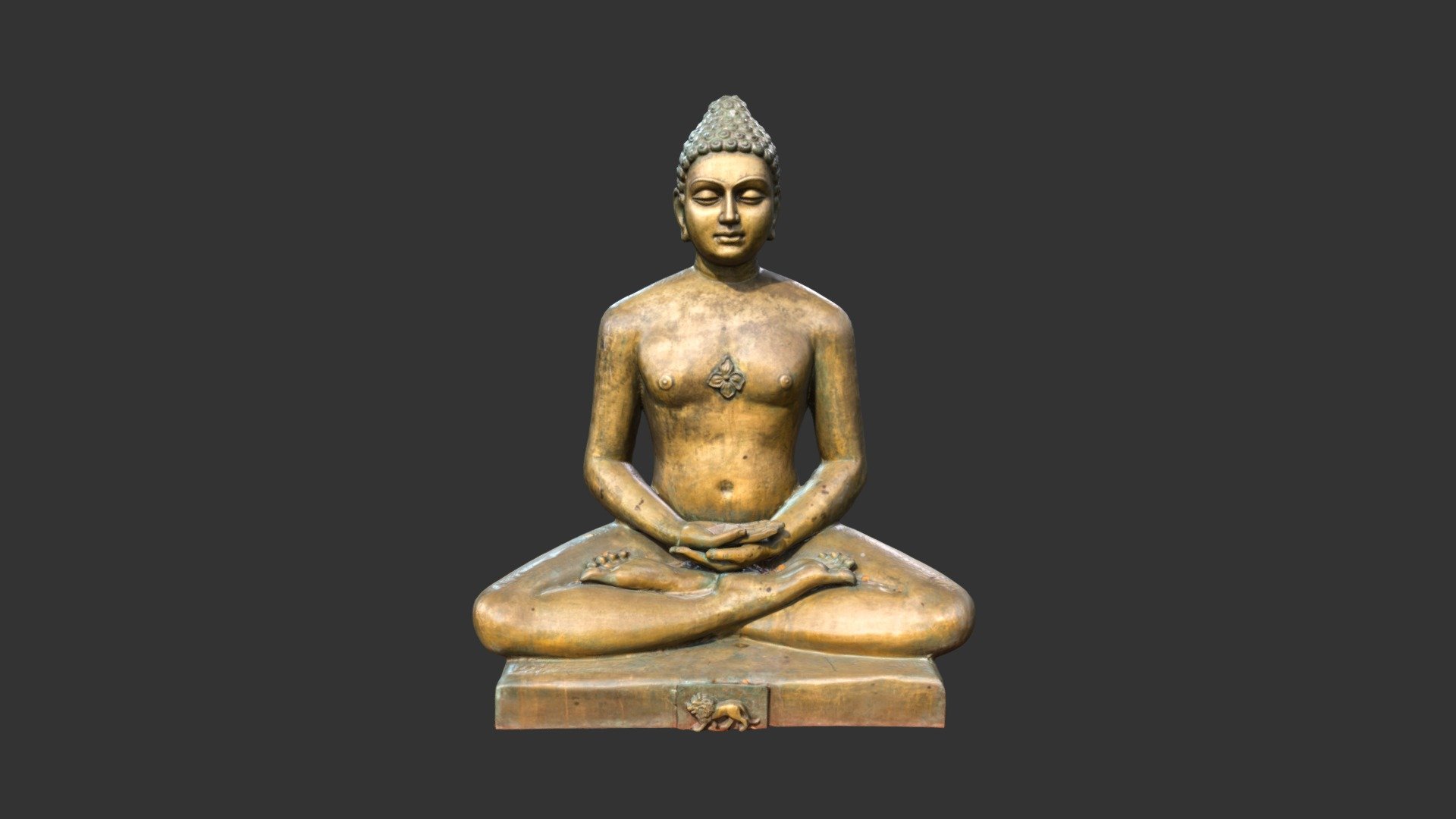 Bhagwan Mahaveer 3d model