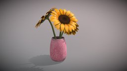 Sunflowers in vase