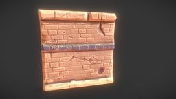 Stylized desert wall