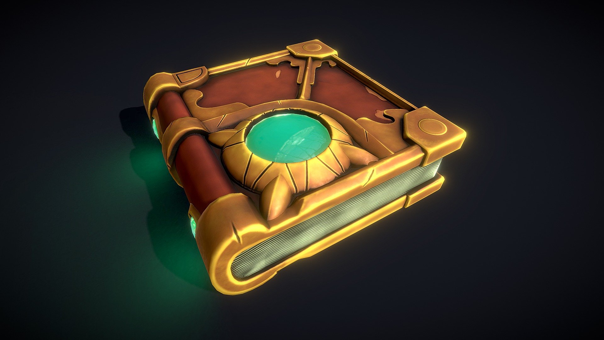 Book of magic 3d model