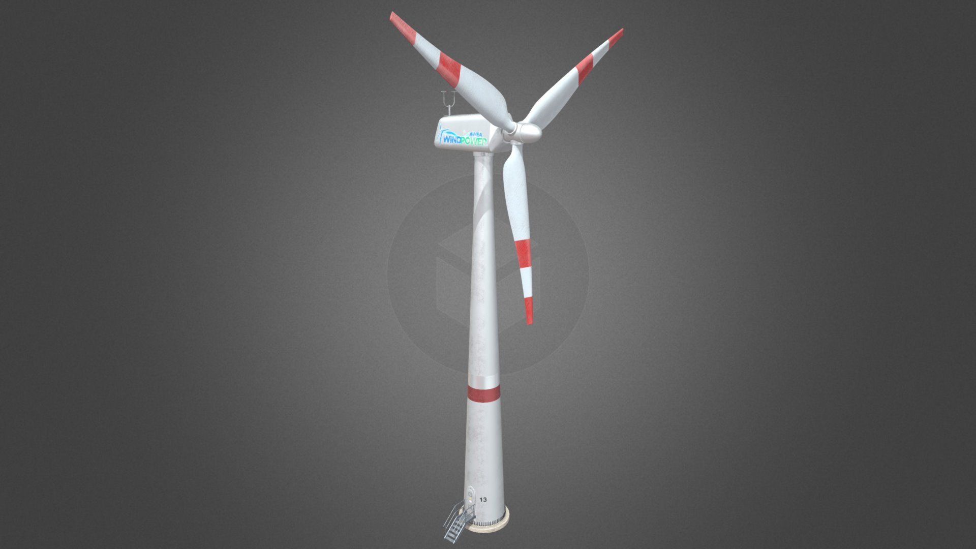 Wind Turbine 3d model