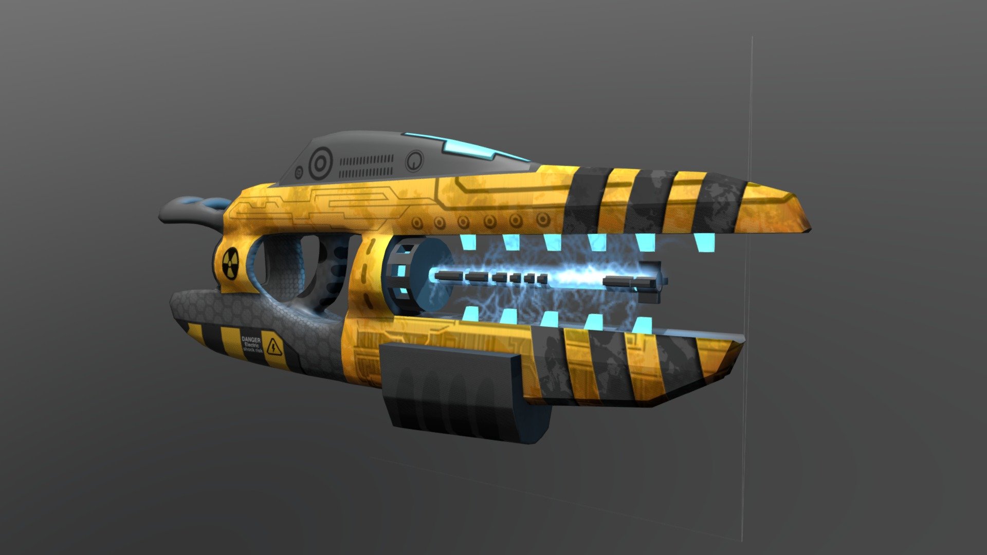 Taser Rifle 3d model