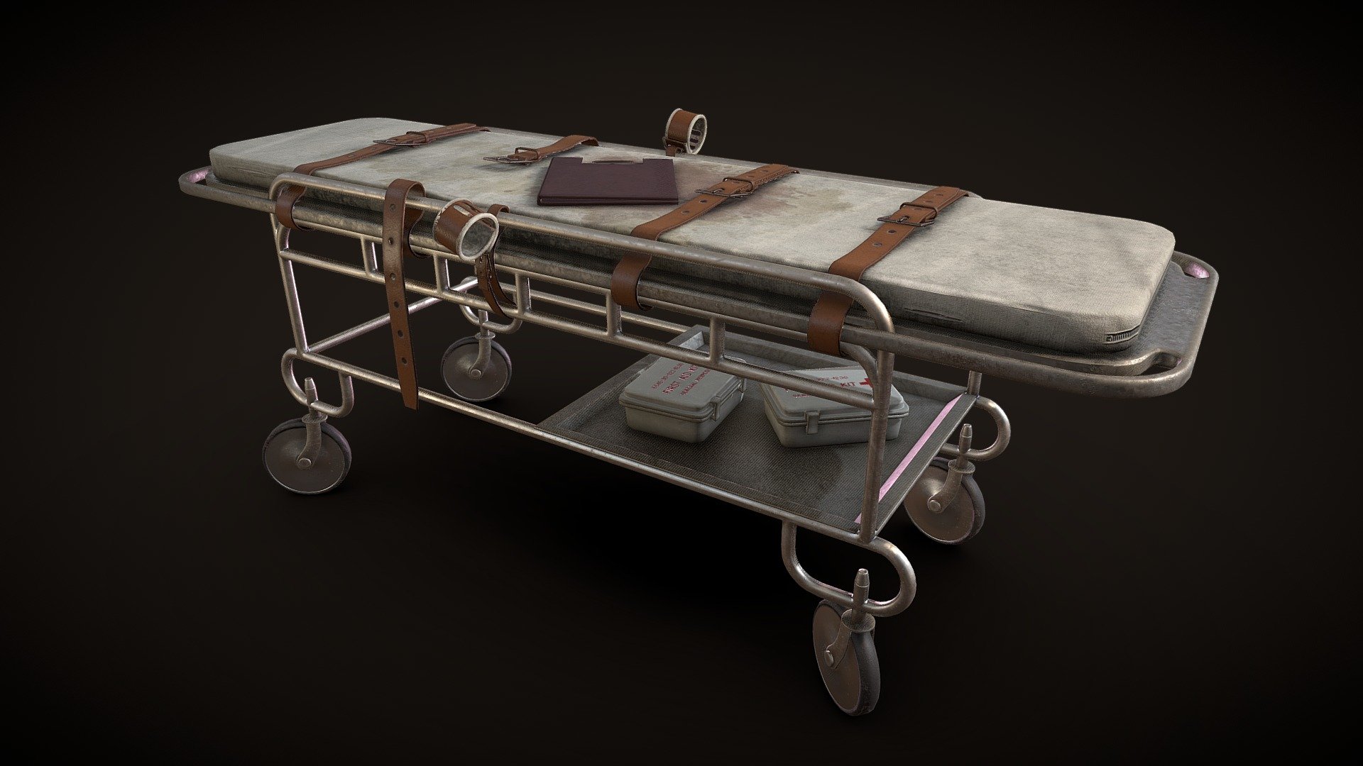 Asylum Gurney 3d model