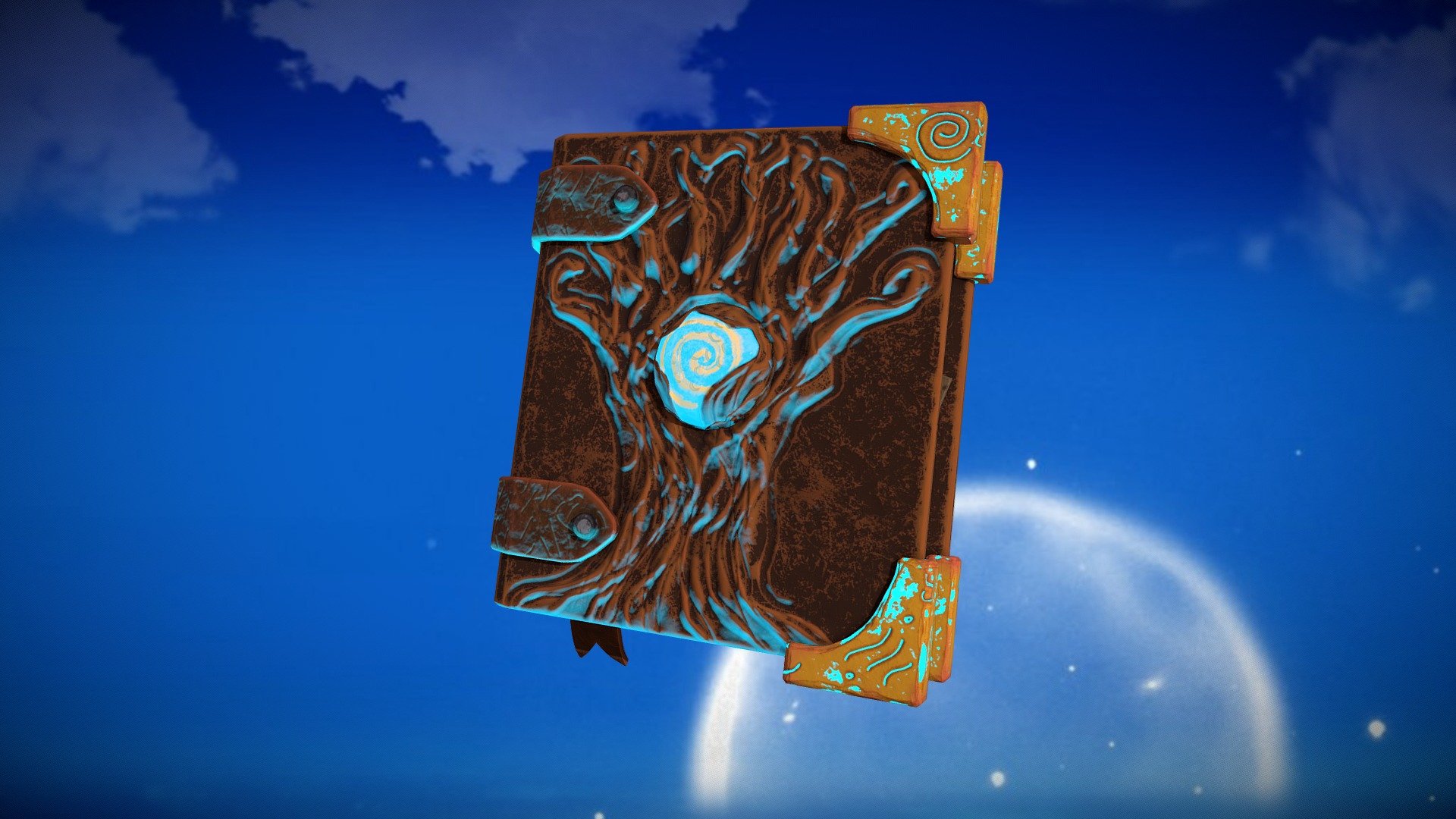 Magic Book 3d model