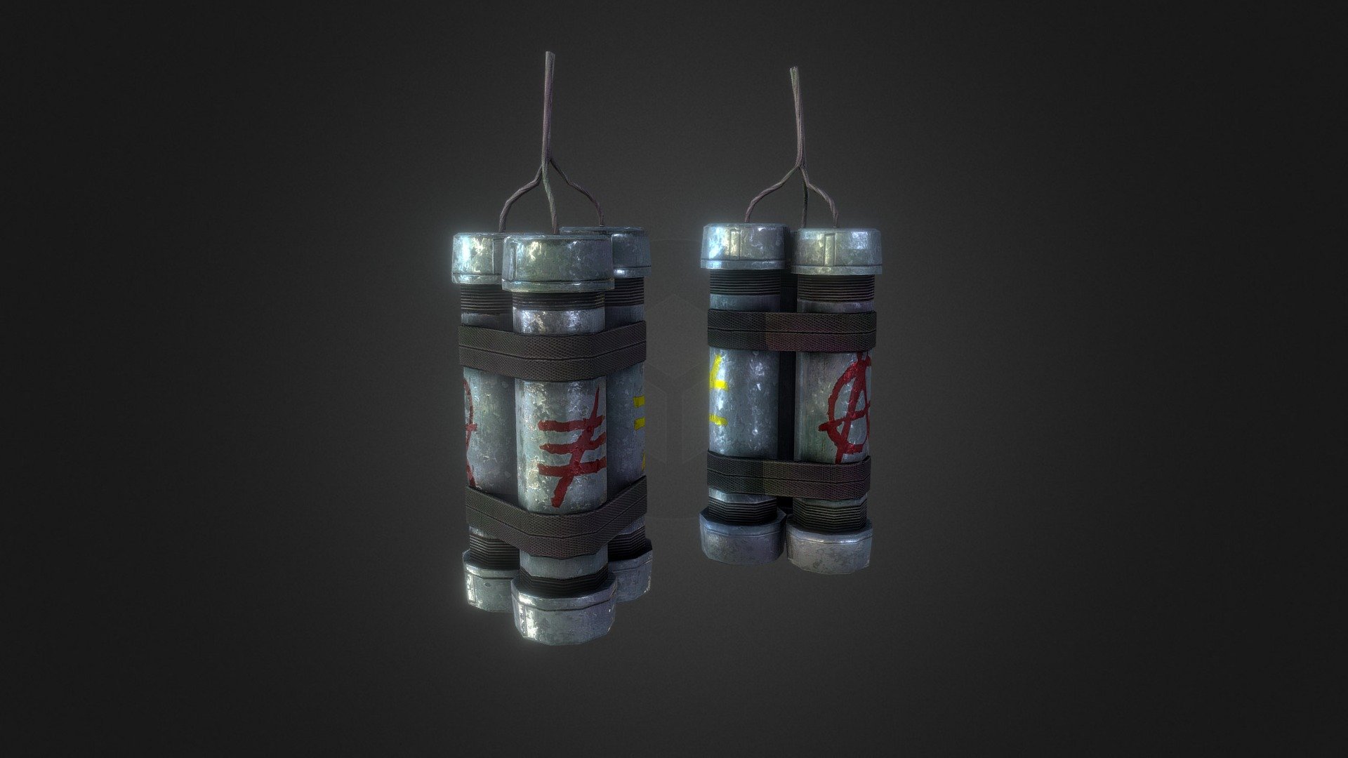 Pipe Bombs 3d model