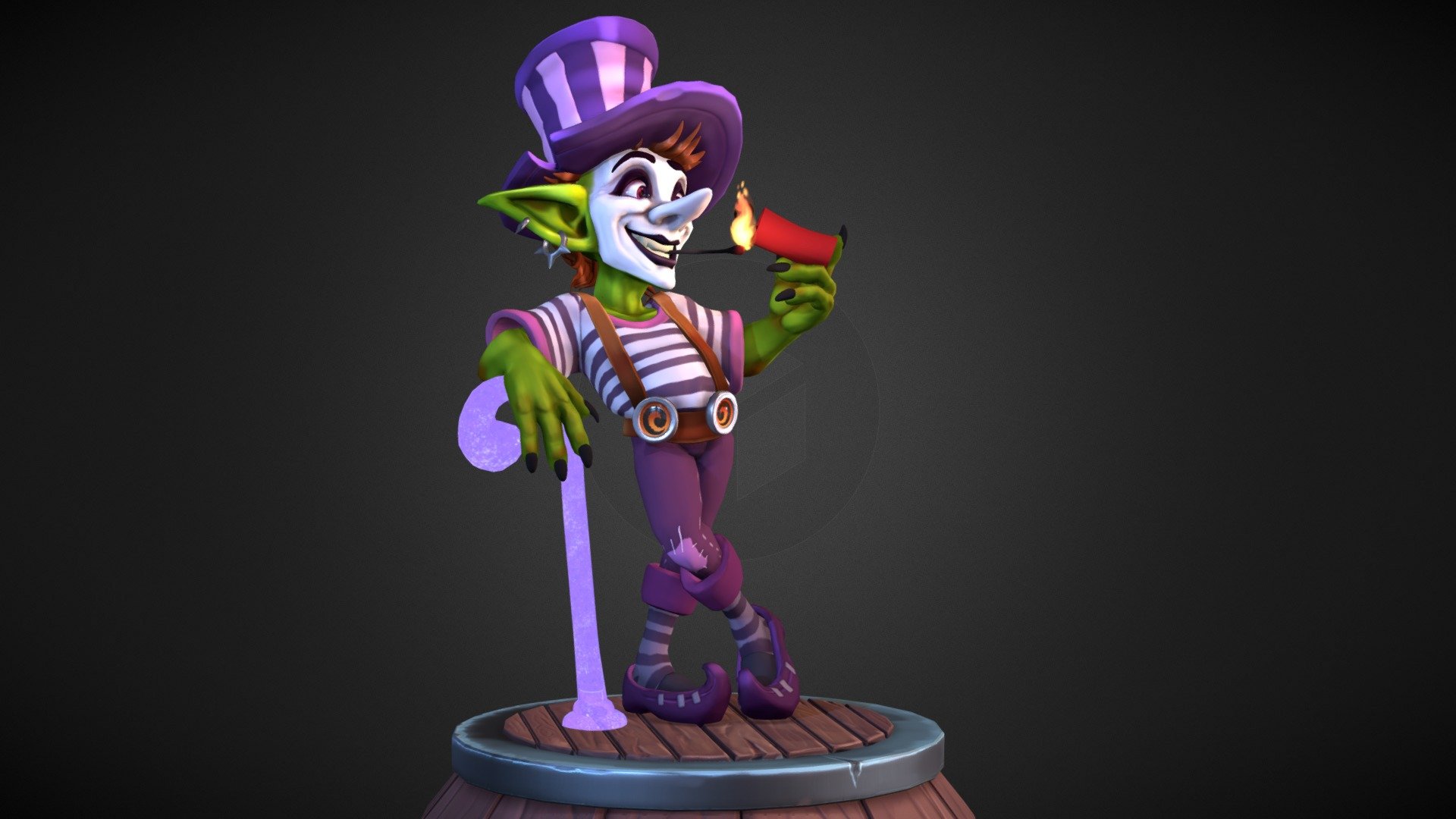 Goblin-mime 3d model