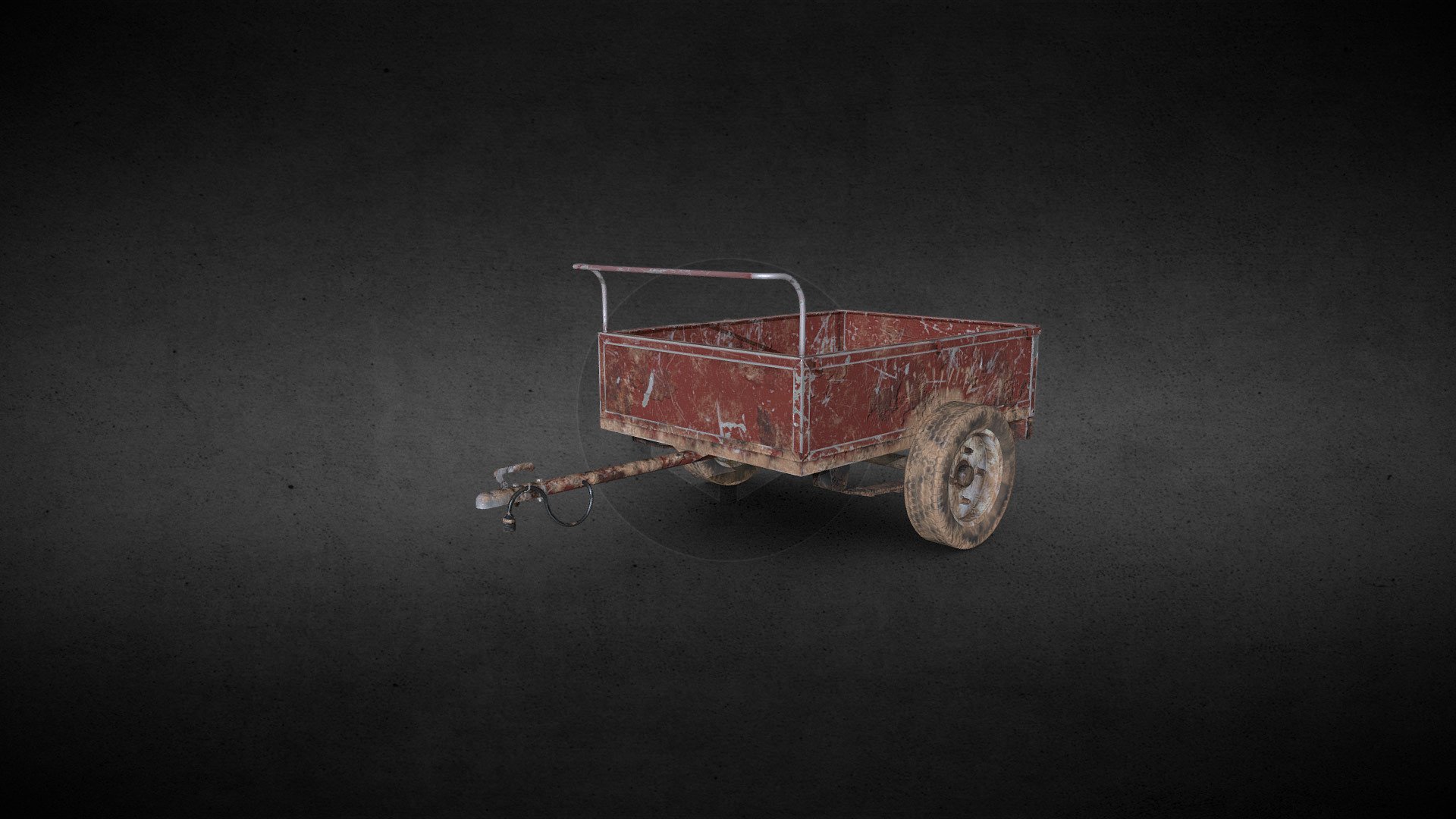 Car Trailer "the Chariot" 3d model