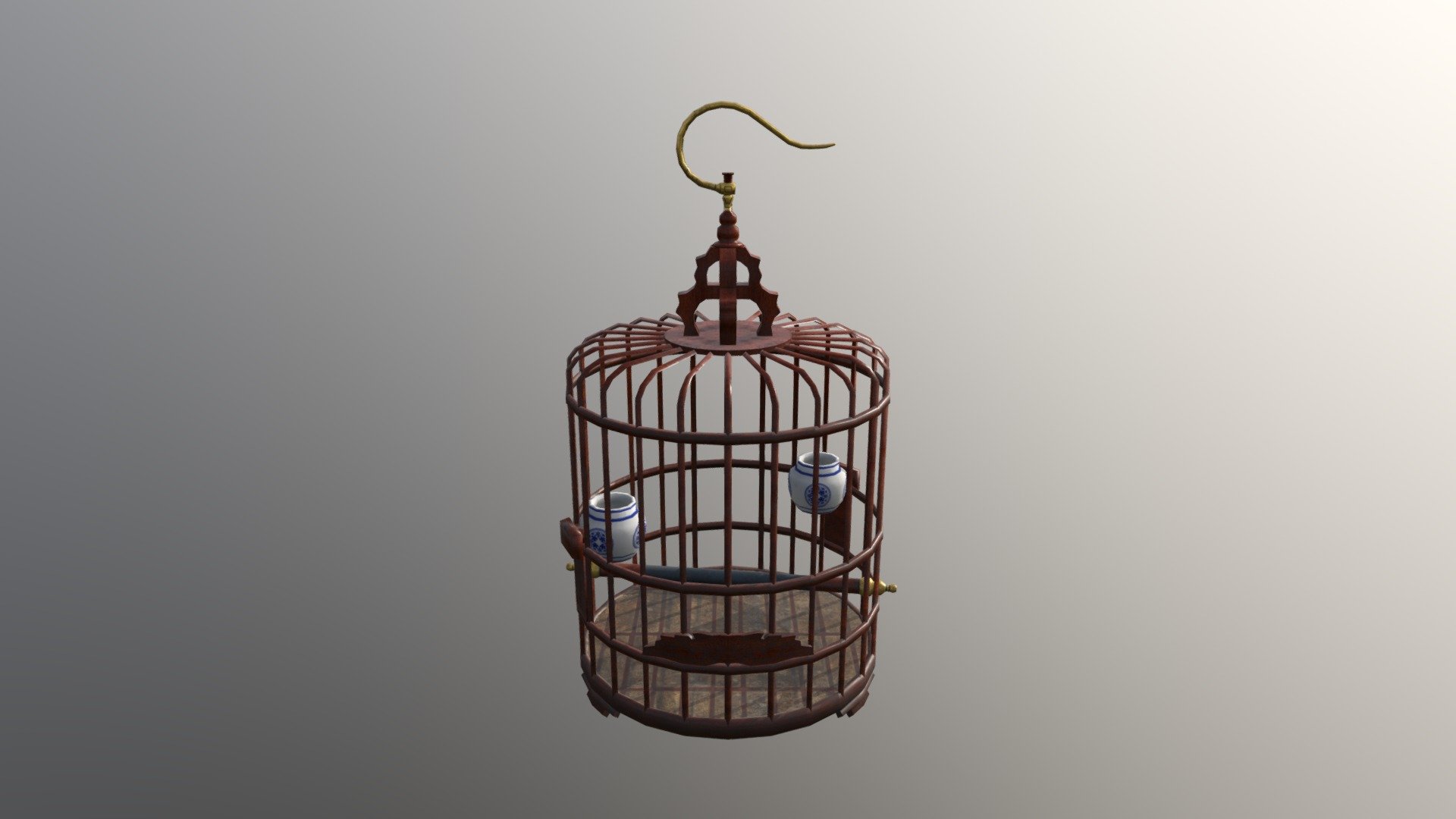 Cage for bird 3d model