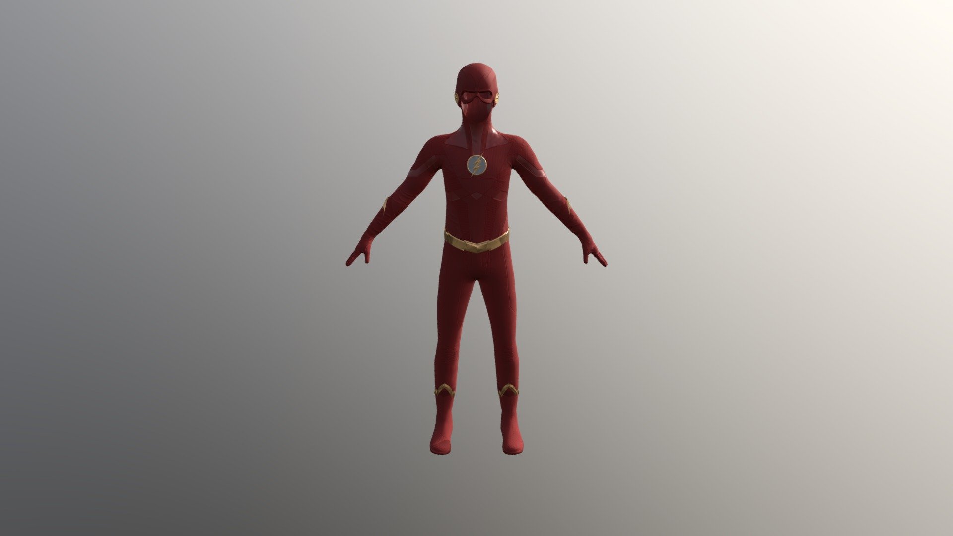 Flash (working progress) 3d model