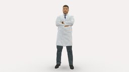 Man In White Coat 0126