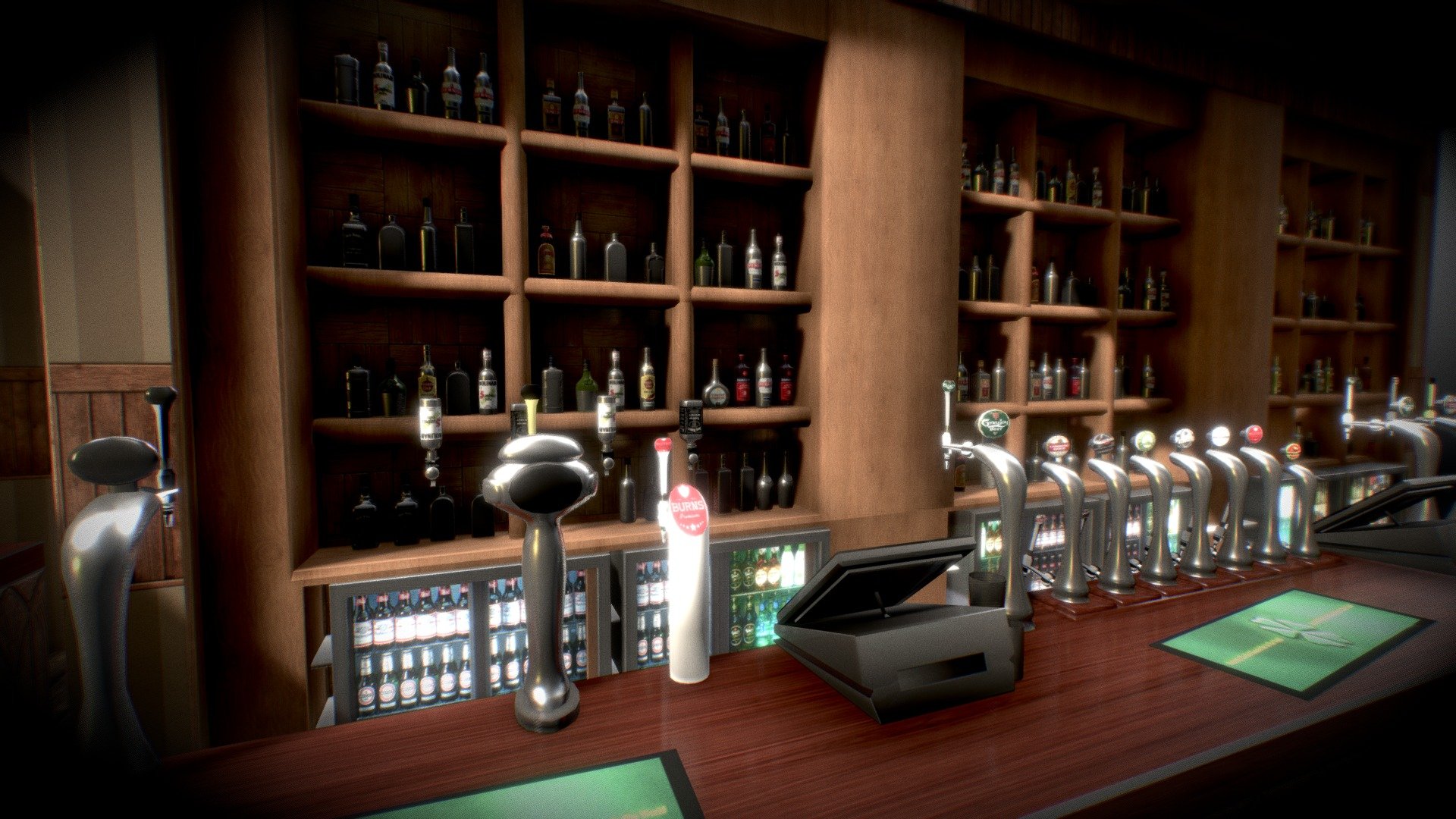 Bar test for comp 3d model