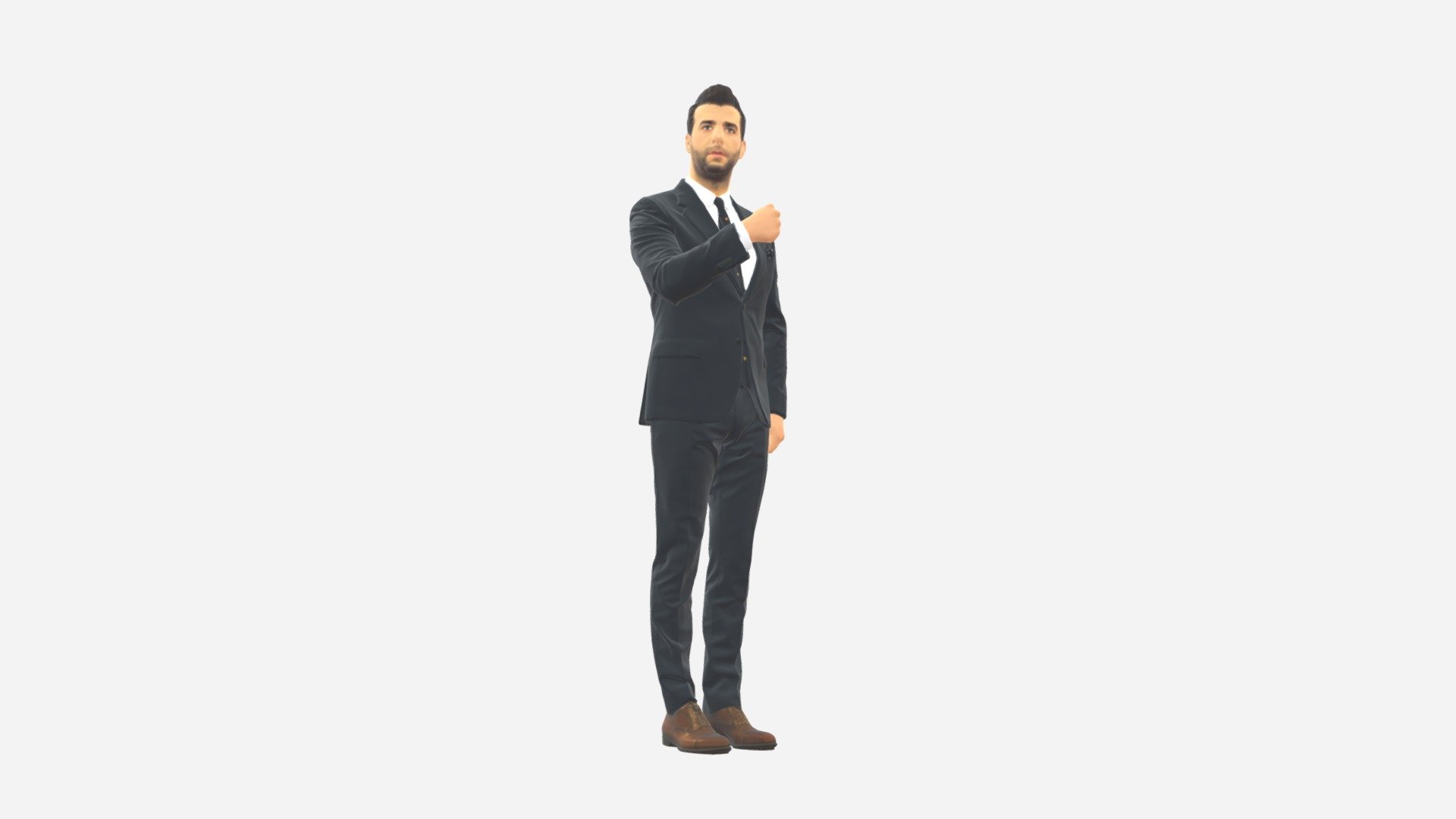 Man In Suit 0213 3d model