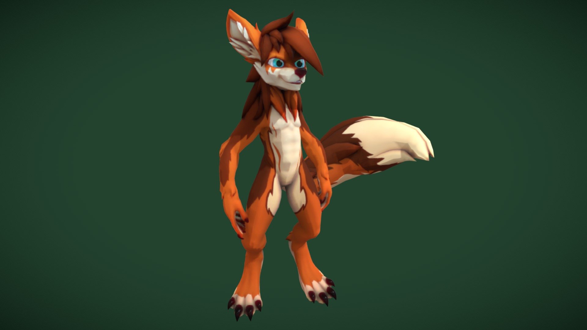 Fox 3d model