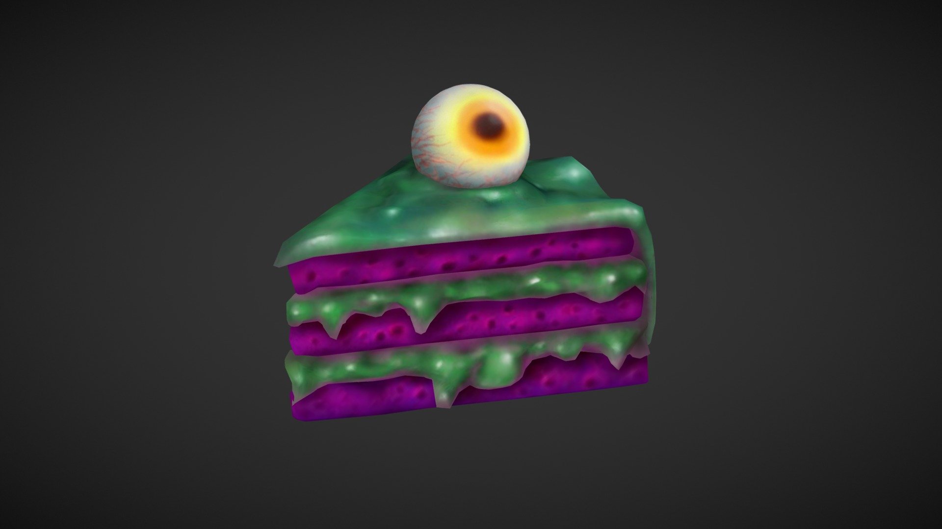 Monster cake 3d model