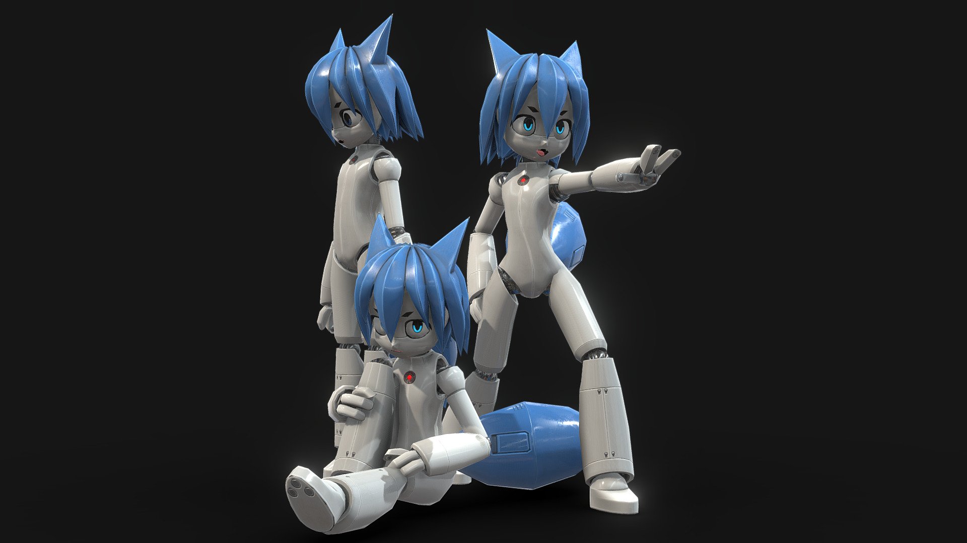 Wan Wan Android 3d model