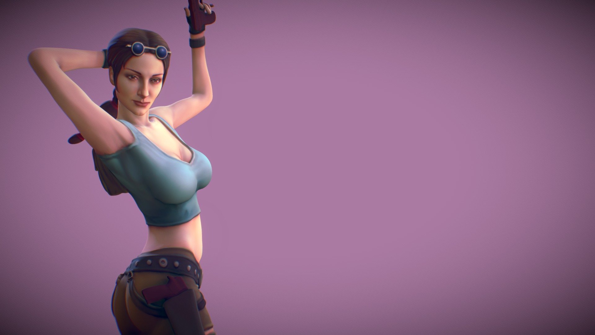 Lara Croft (petra verkaik) 3d model