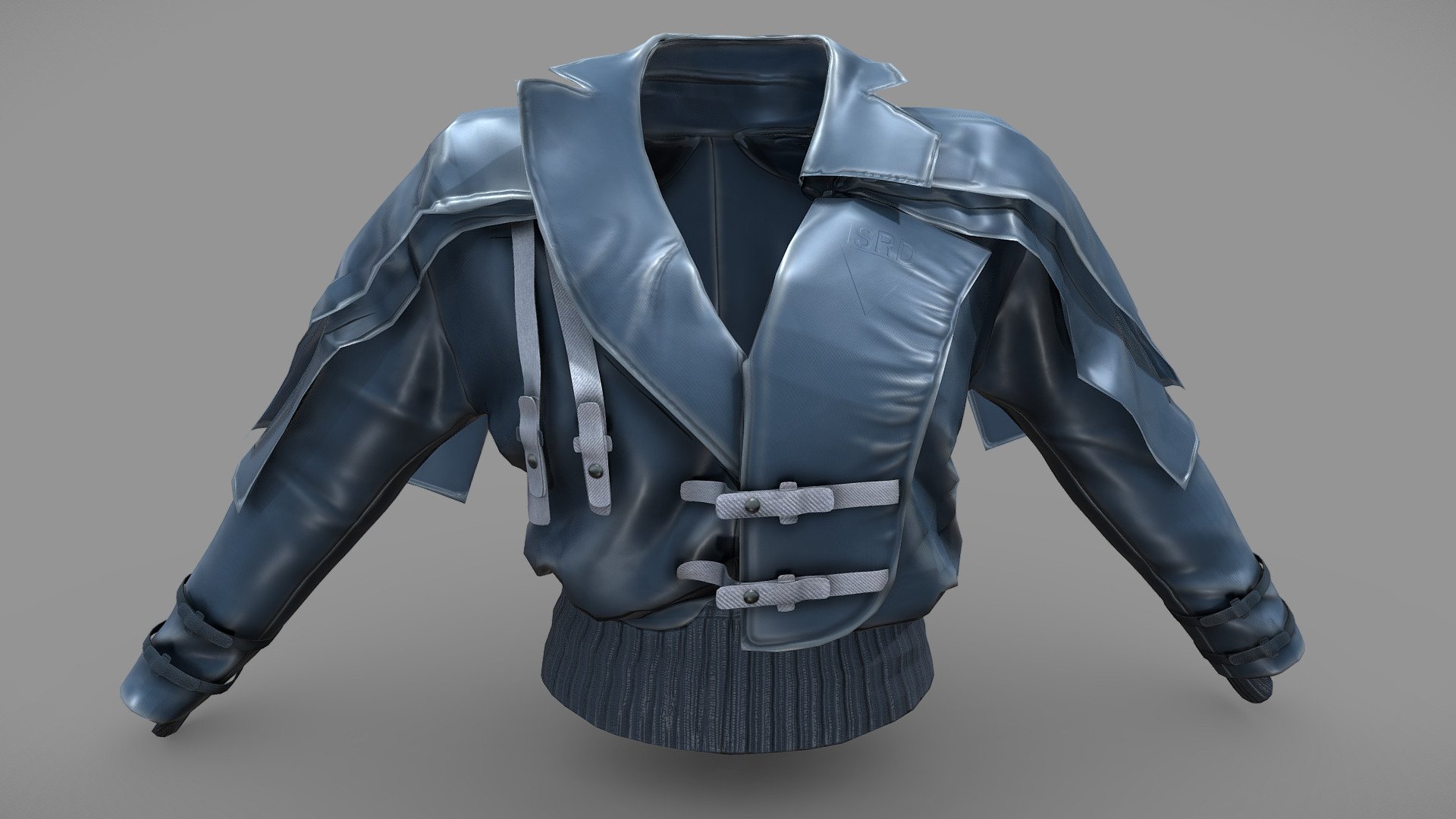 Female Space Patrol Pilot Jacket 3d model