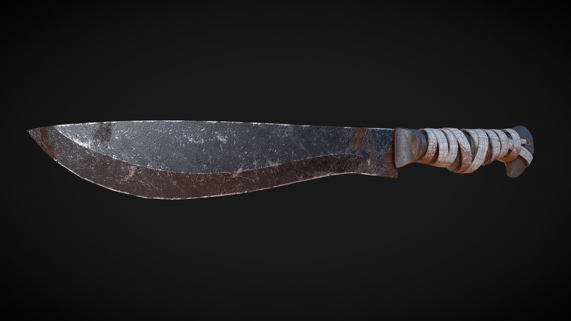 machete 3d model